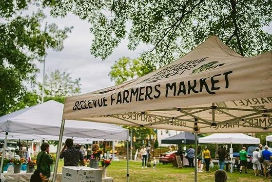 Bellevue Farmers Market Pop Up Tent
