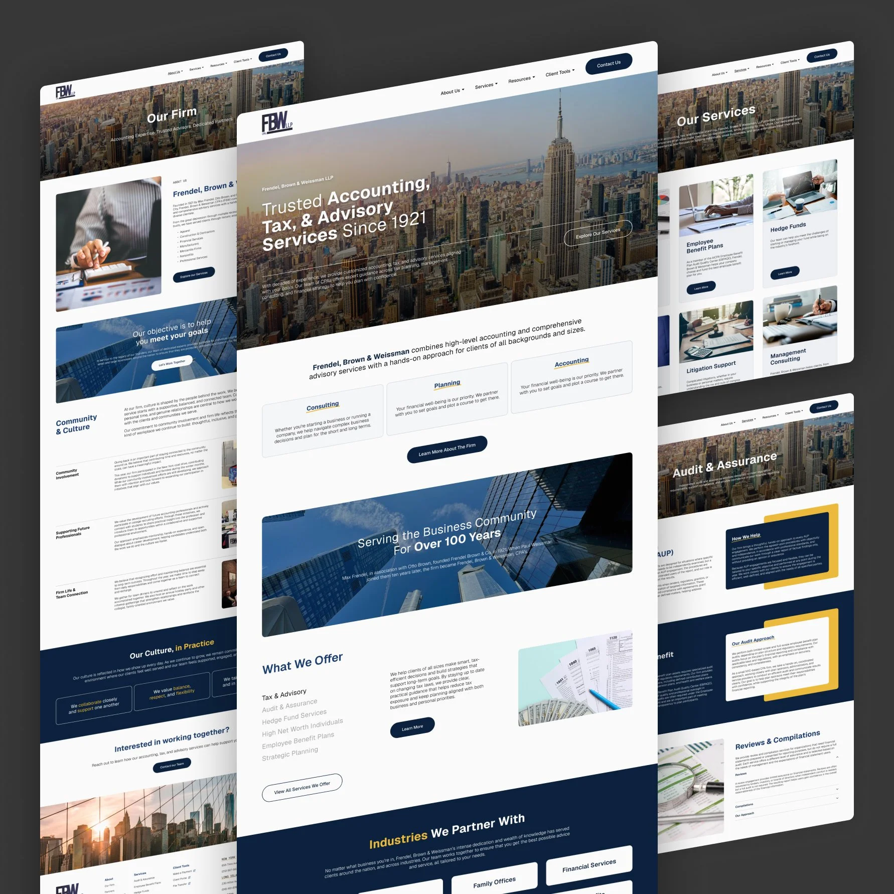 Homepage Frendel, Brown & Weissman CPAs