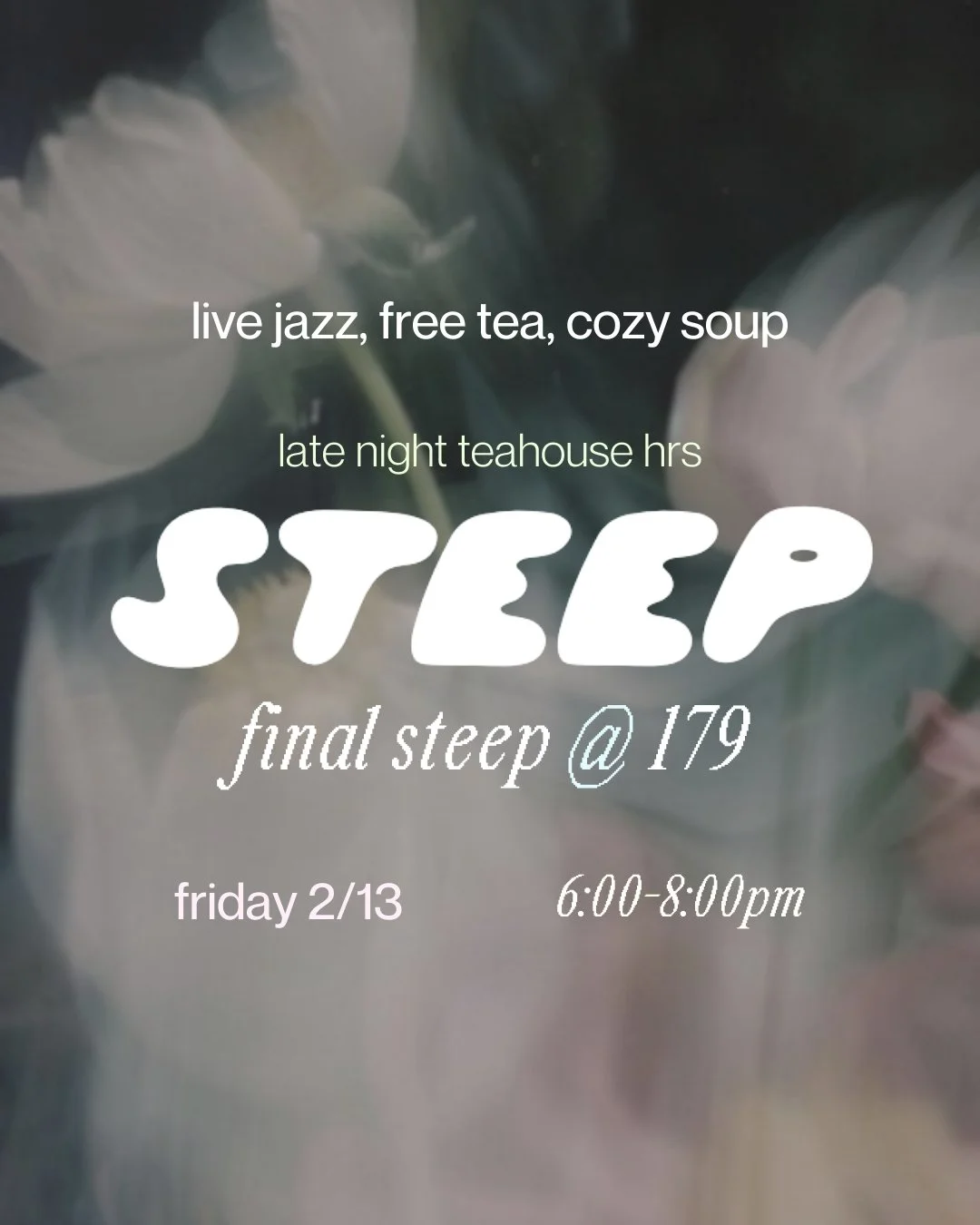 STEEP: LIVE JAZZ + FREE TEA @ MT