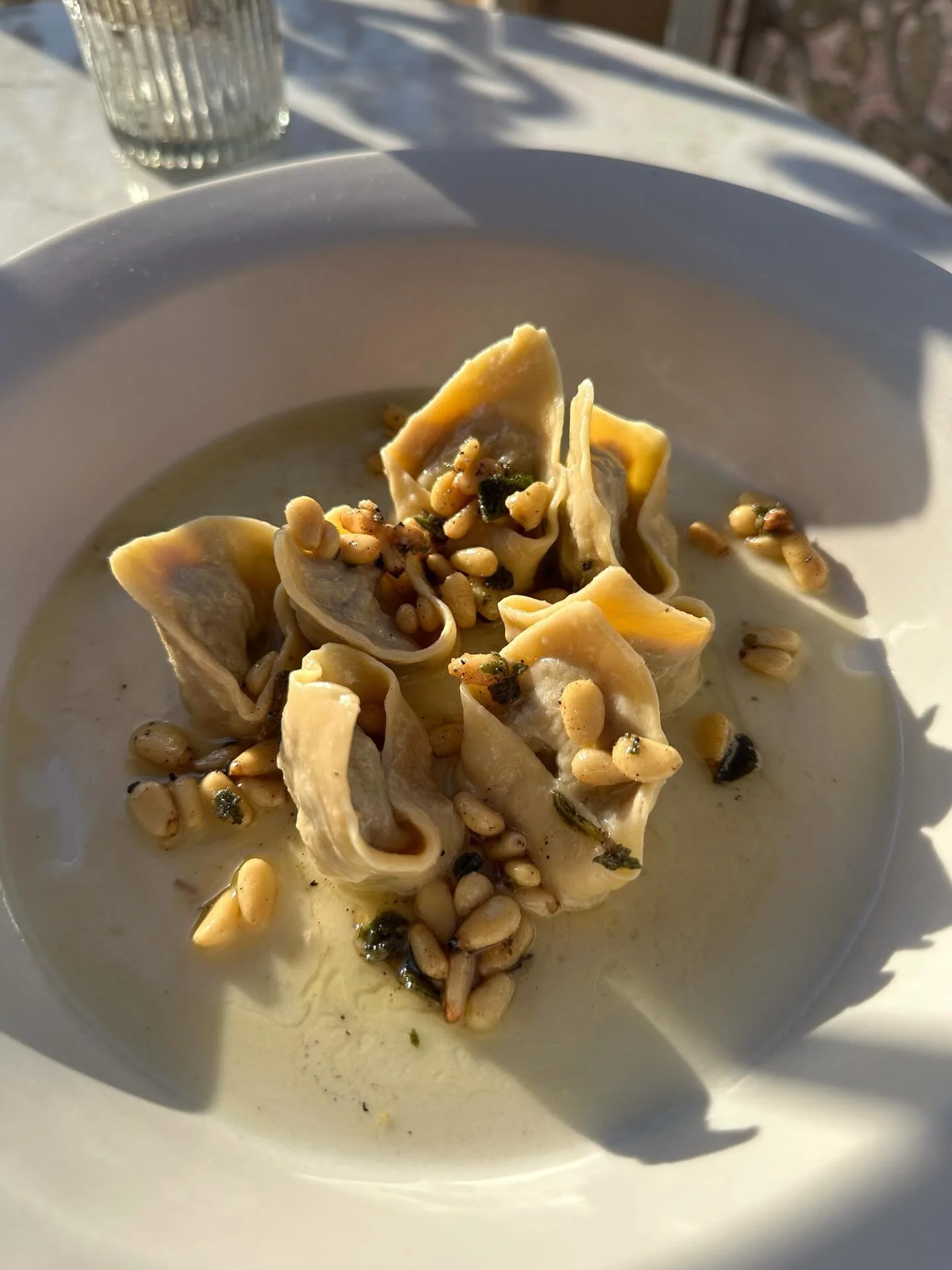 Currently on the menu at Tratto&hellip; Tortellini with braised beef, prosciutto, and brown butter sage pine nuts 🤍 dinner starts at 5pm, just sayin! 

#tratto #pizzeriabianco #phoenix