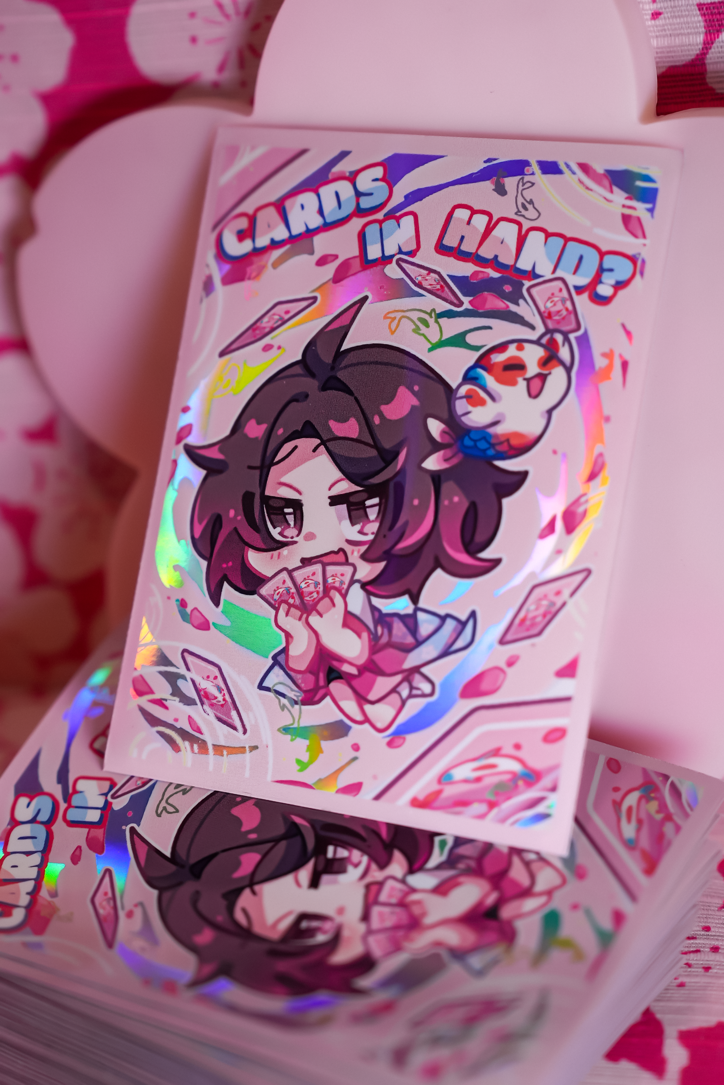 KOI HOLO CARD SLEEVES 60 PC