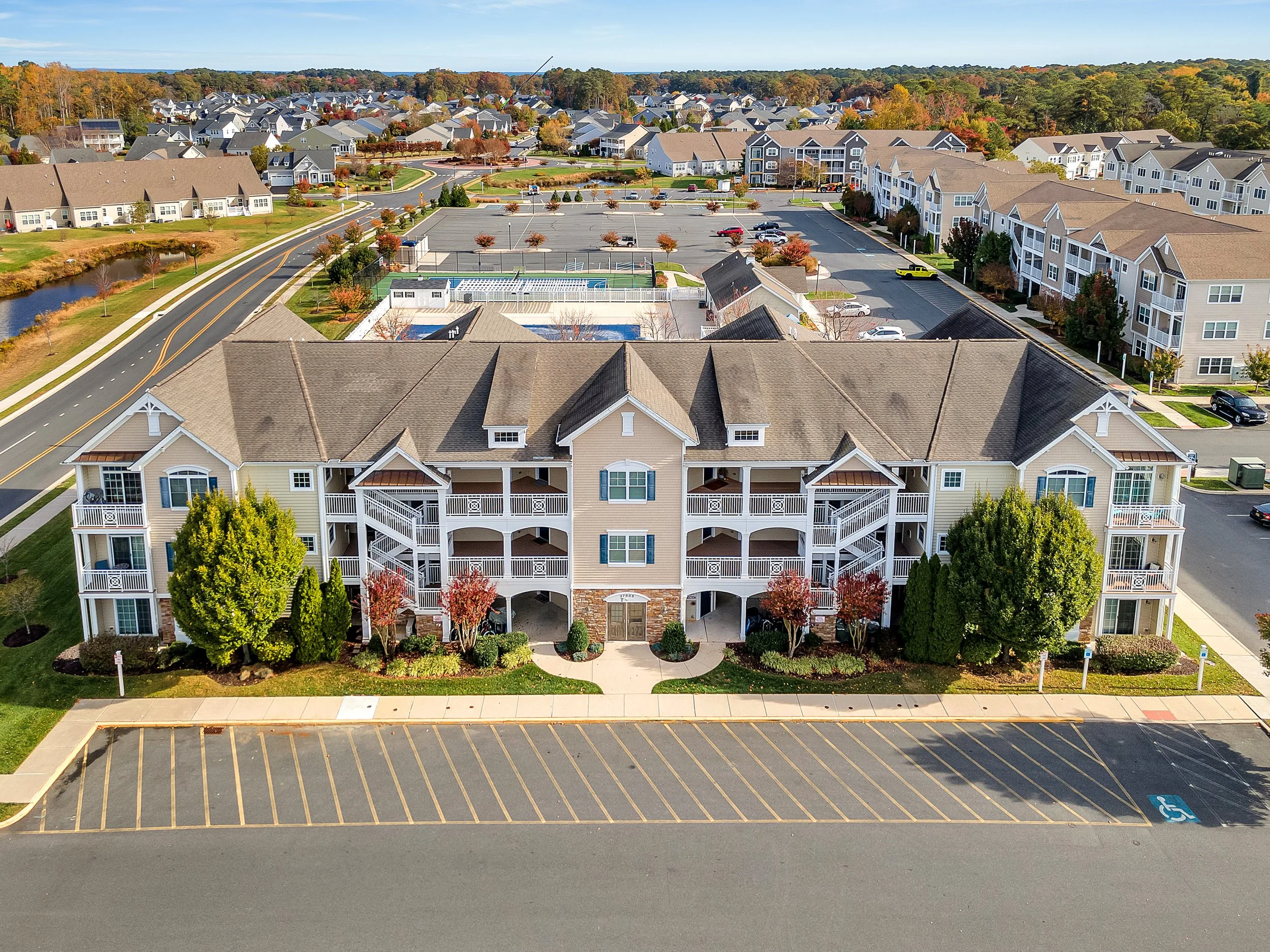 Rehoboth Beach Delaware Real Estate Photography Drone Aerial