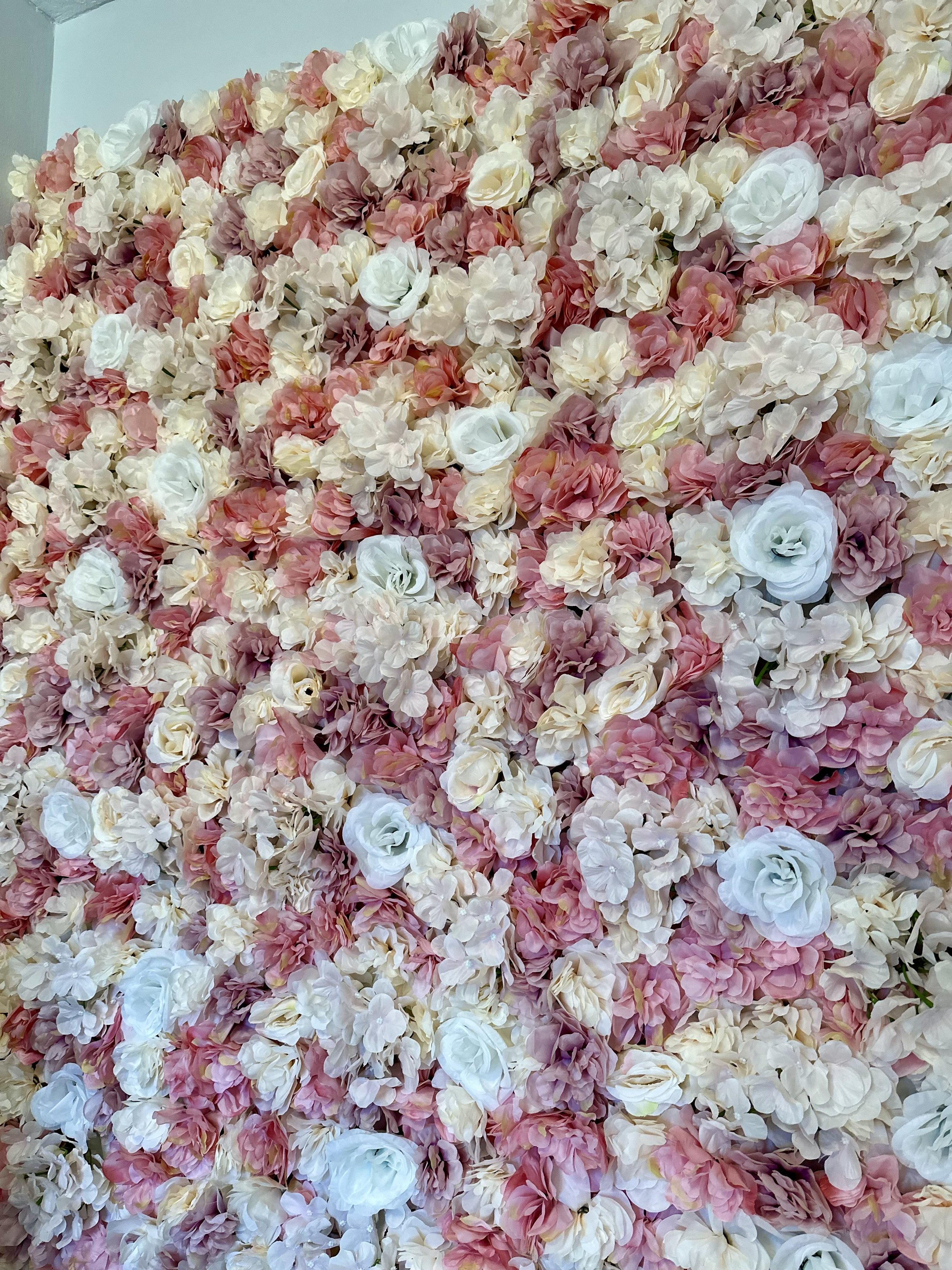 5'x6' Pink Floral Backdrop / Wall