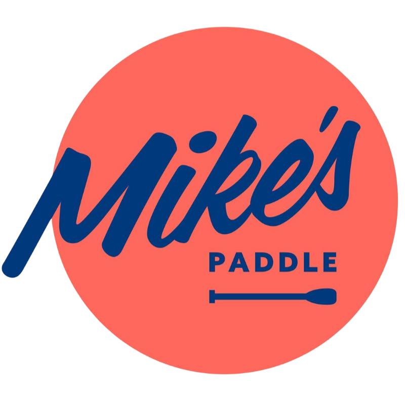 Mika's Paddle logo in Alameda.