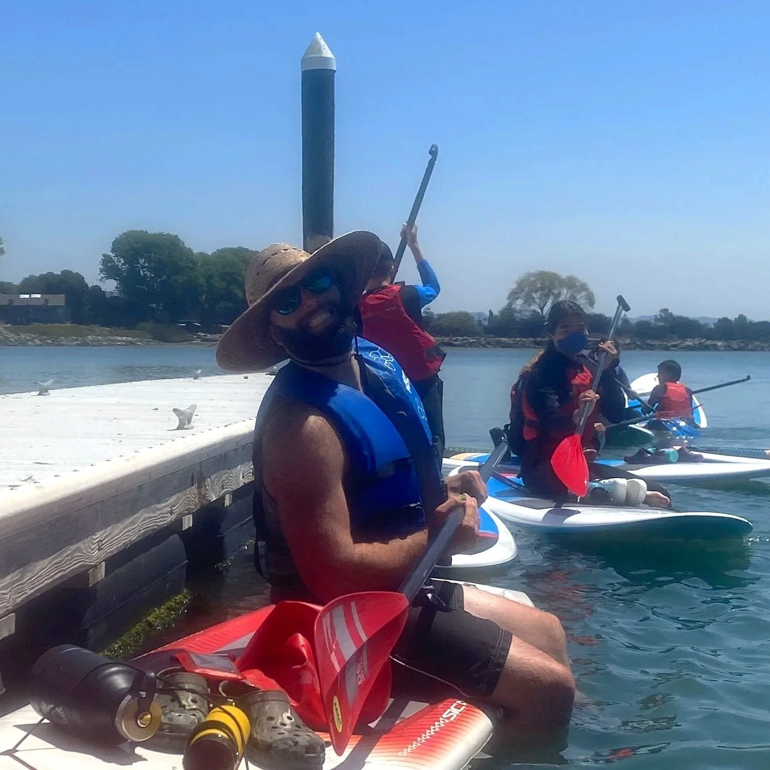 Trained  instructors that focus on safety of all the kids on the water.