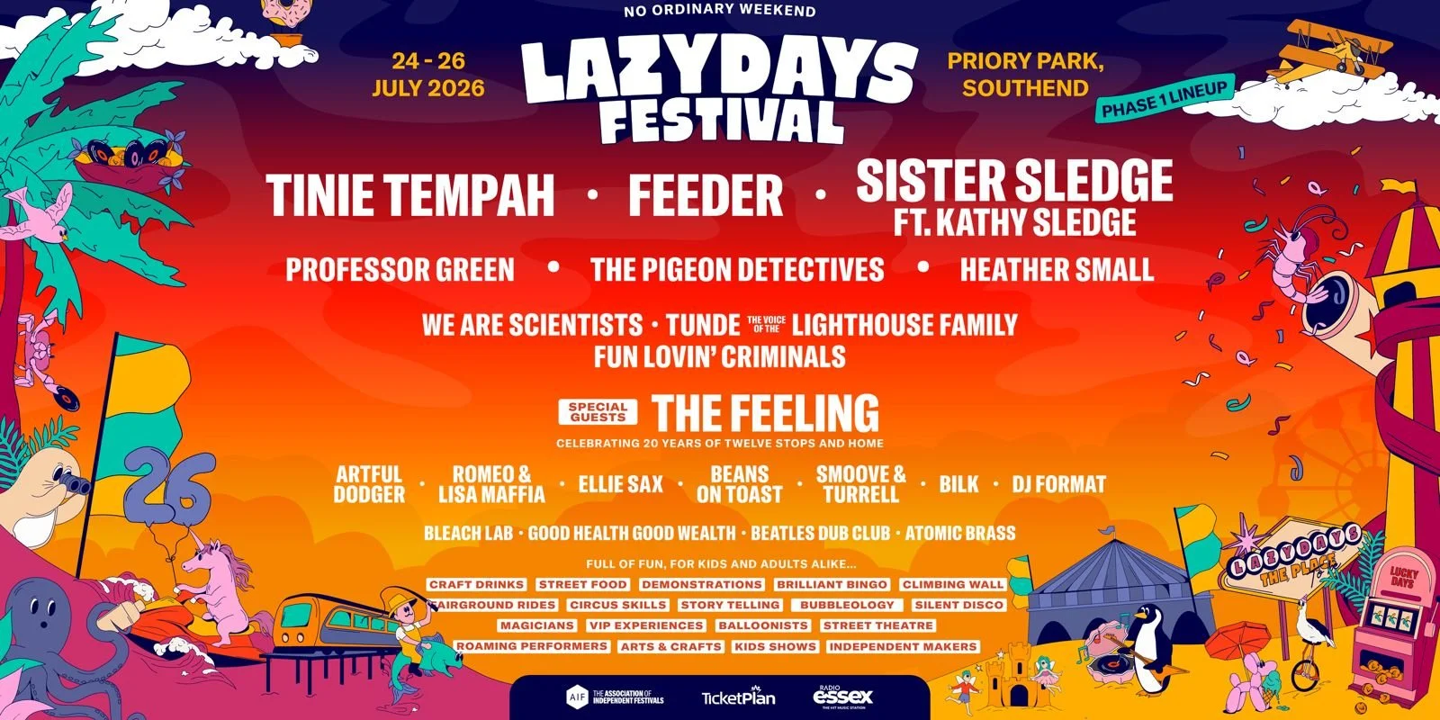 Lazydays 2026 first phase lineup announcement poster