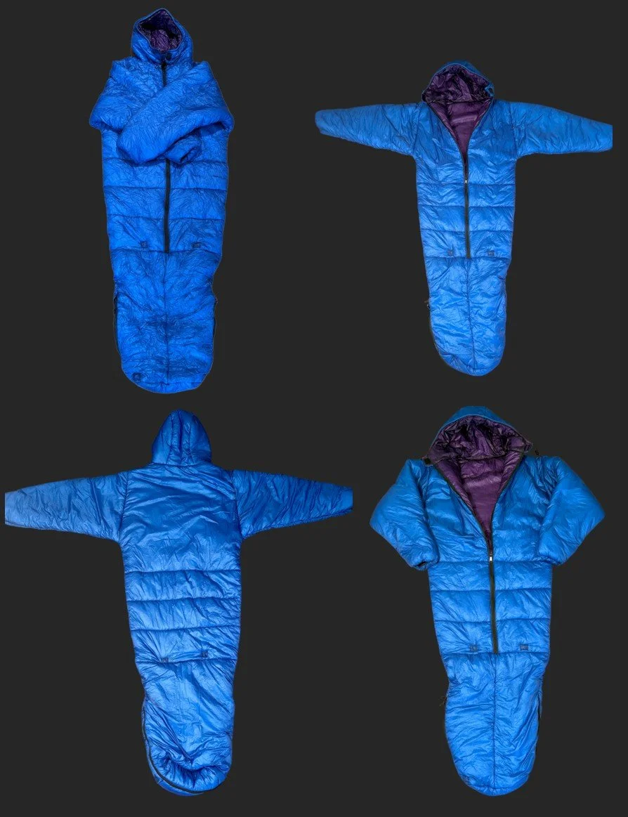 Some of the forms the Evolution SlumberSac can take