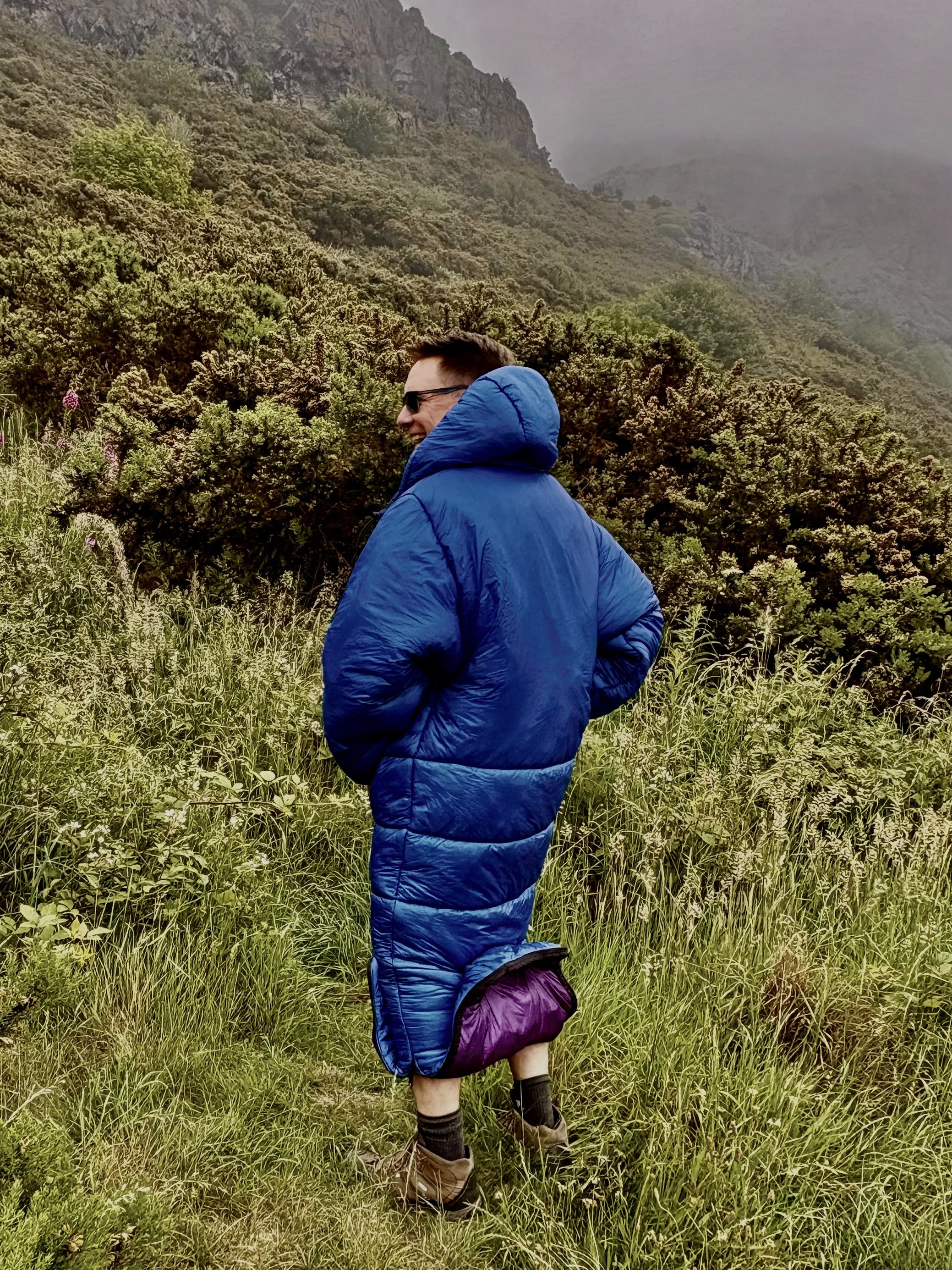 Evolution SlumberSac allows you to do your "business" while staying warm, inside your sleep system