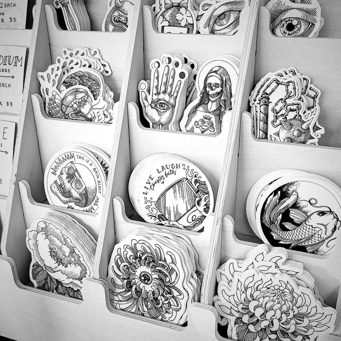 Tomorrow 11/23 I'll be at @lithologybrewing 's first Winterfest market!  Come say hi, grab some holiday gifts or just something delicious to drink while we talk about tattoos? 😈. We'll be there from 4-8pm, so wear something cozy!