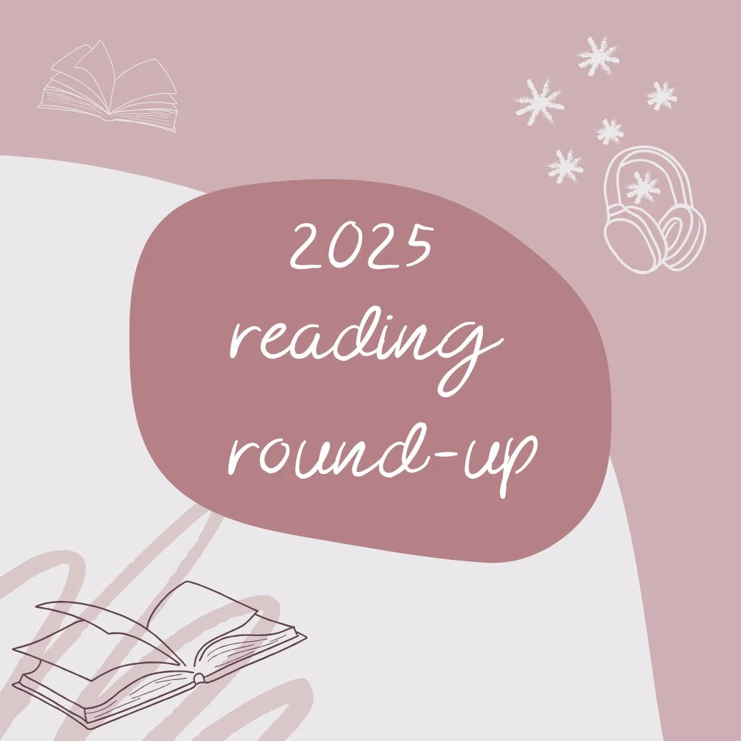 My favourite reads of the year! 

If you've been wanting to read more, take this as your sign! Go renew your library card! Take out books and rent movies and participate in programs! Set up your libby account and get on those audiobook wait-lists (bu