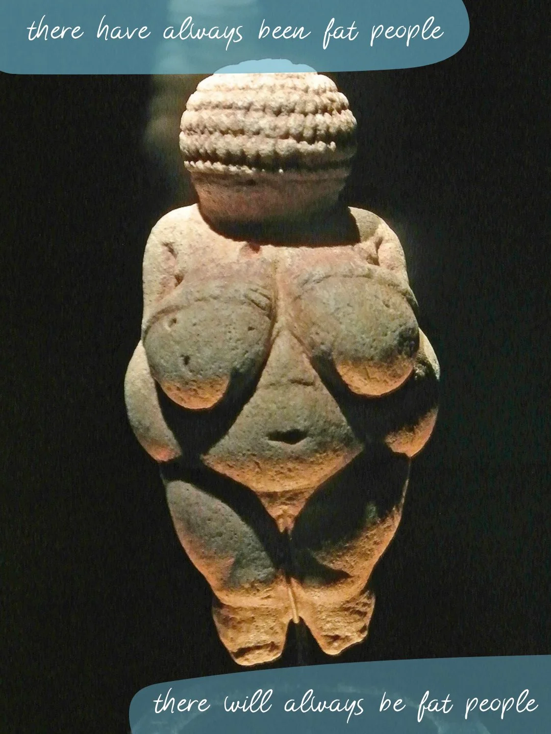 Our ancestors were fat 🕯🌝

Fatness is not new, it's not an epidemic, it's not abnormal, it's not illness or pathology. 

Fat people will outlast colonialism, wh!te s^premacy, capitalism. Our fat bodies hold more wisdom than any of those systems. 

