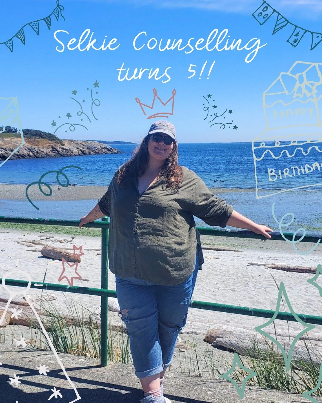Happy Birthday to Selkie!

It's so hard to believe Selkie Counselling is already 5 years old. I've felt myself settle into my counselling practice in a new way this year (after all, my 12 magical nights ritual at the end of 2025 left me with "I 