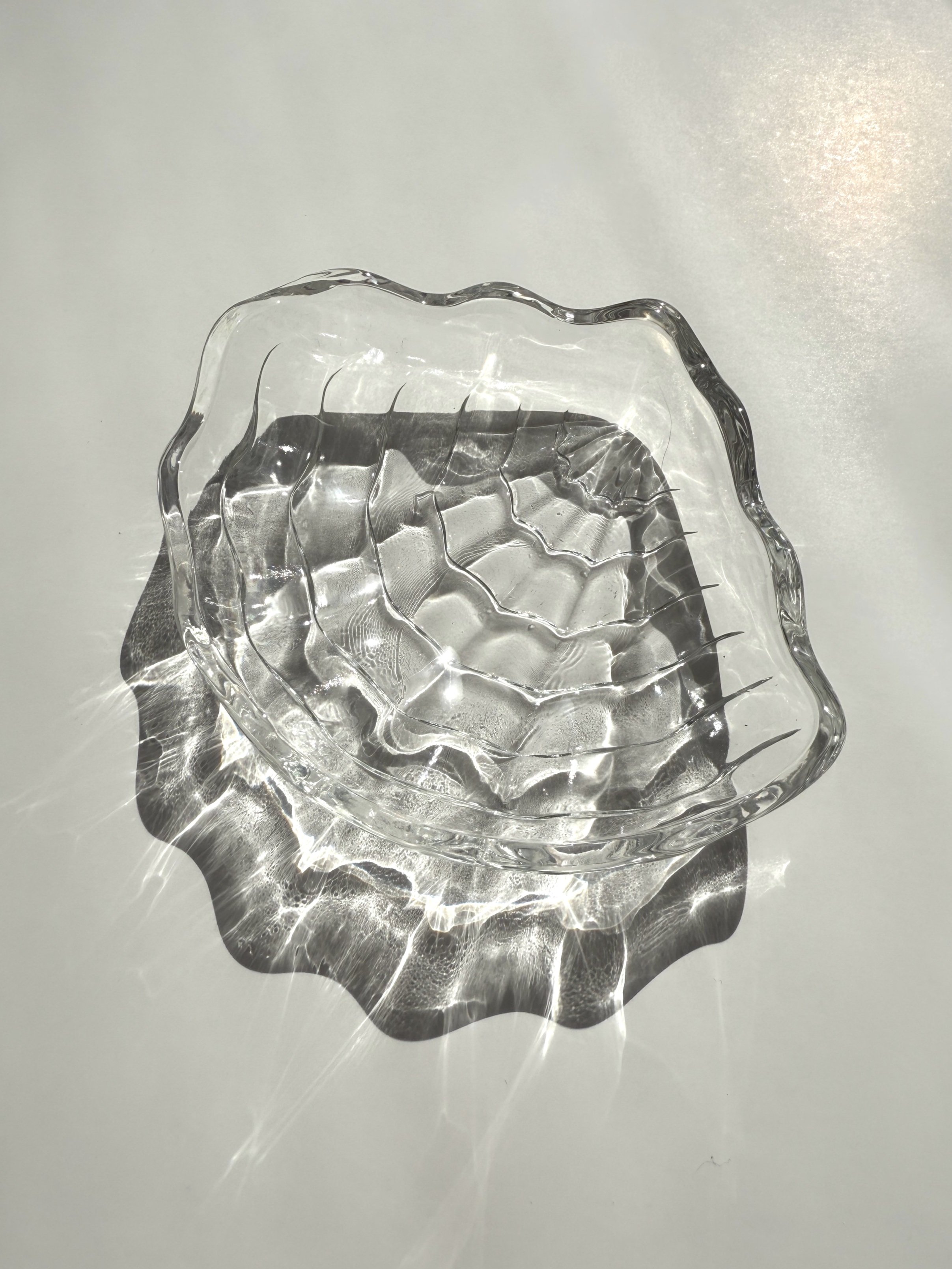 Glass Clam Shell