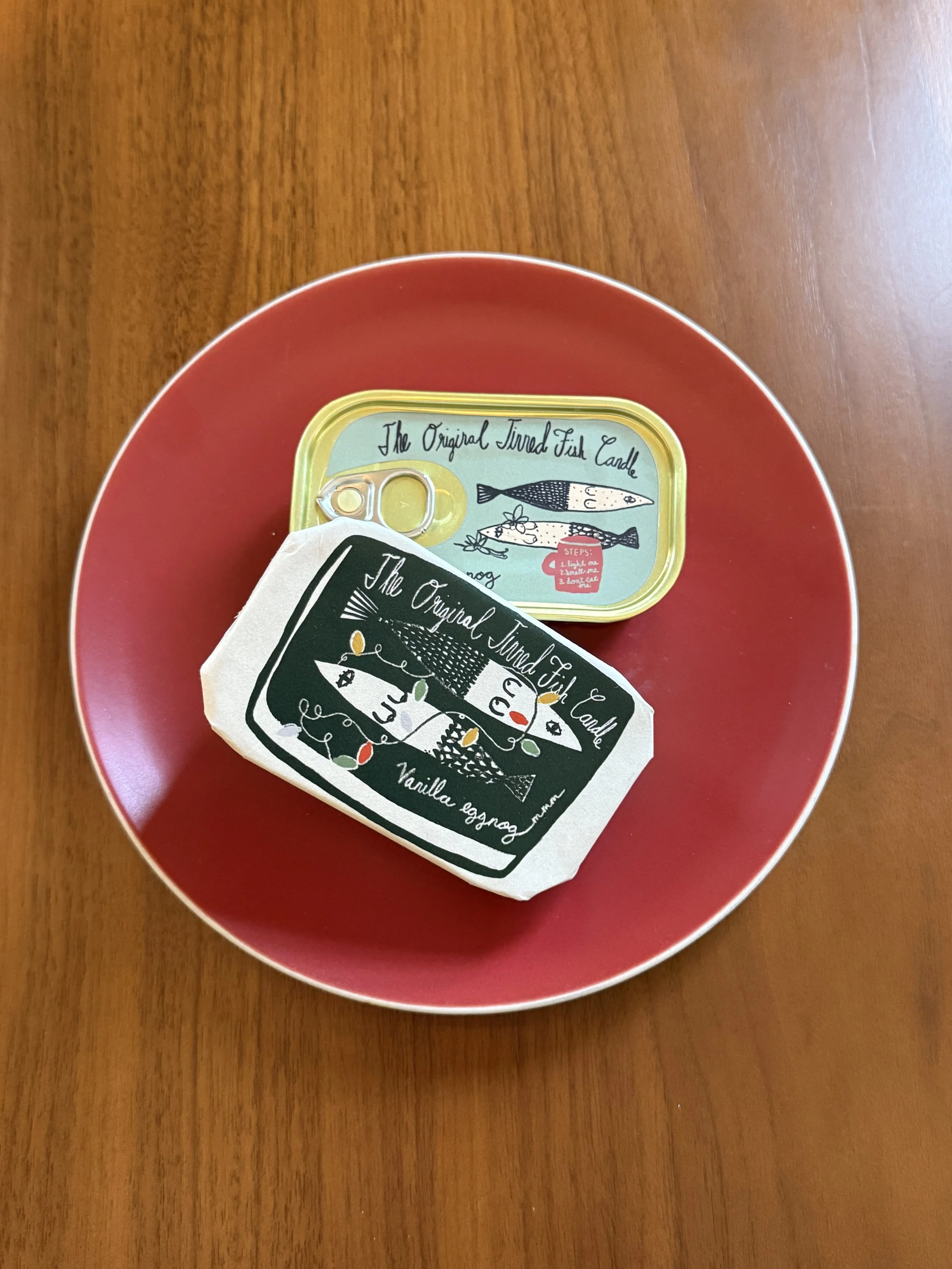 Tinned Fish Candle - Vanilla Eggnog