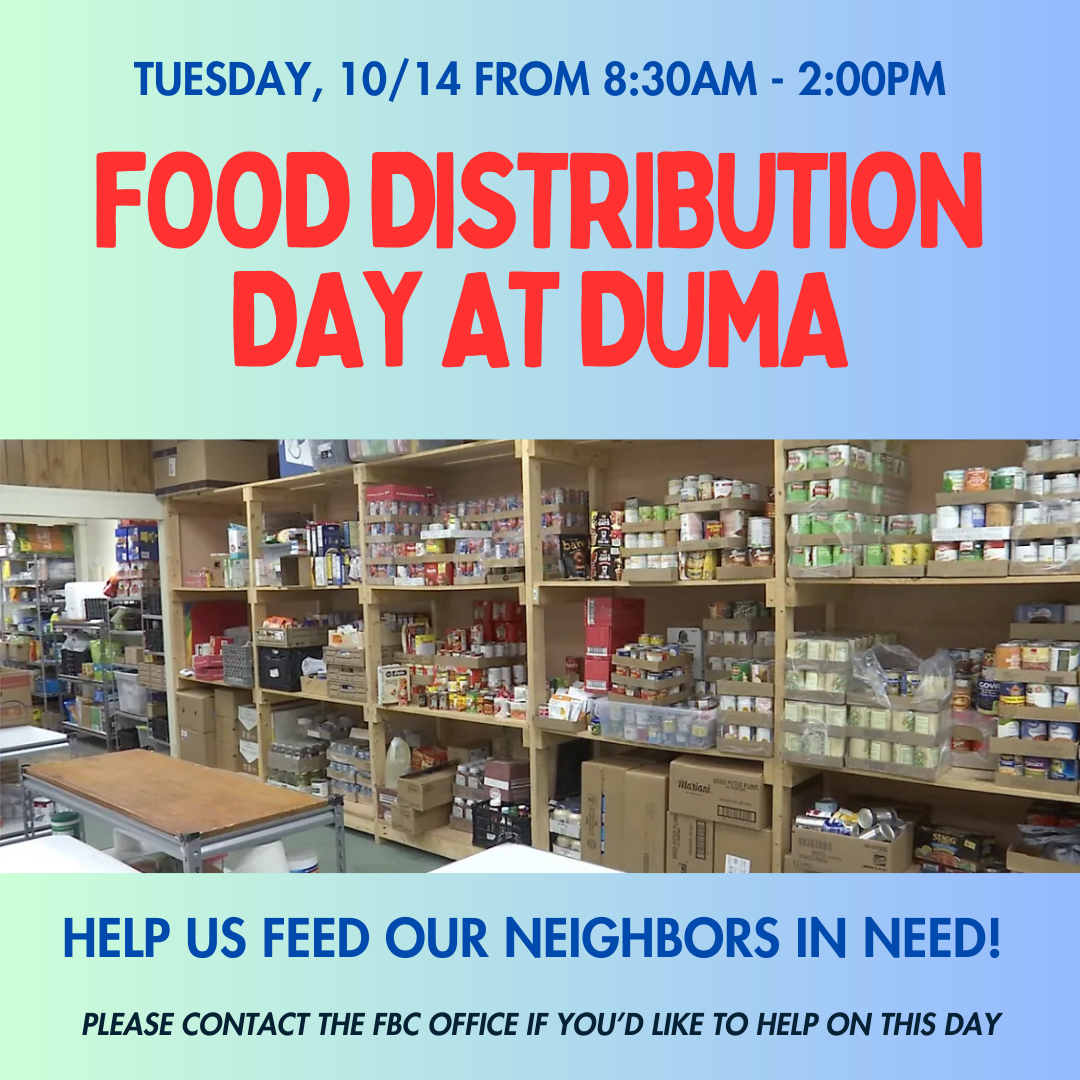 Food Distribution Day at DUMA
