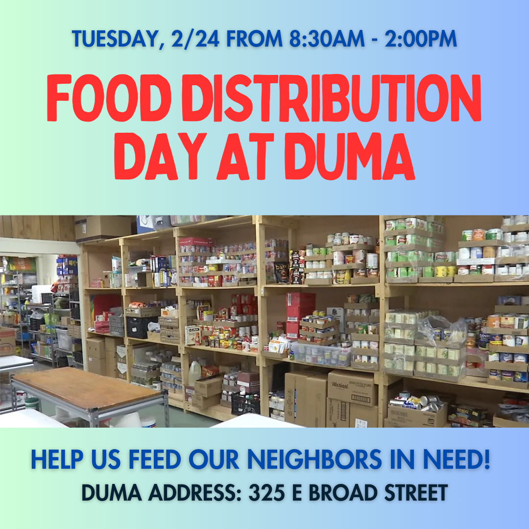 DUMA Food Pantry Distribution Day