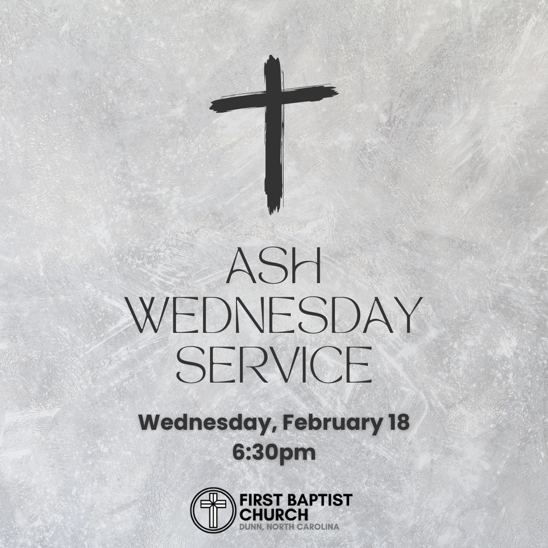 Ash Wednesday Service