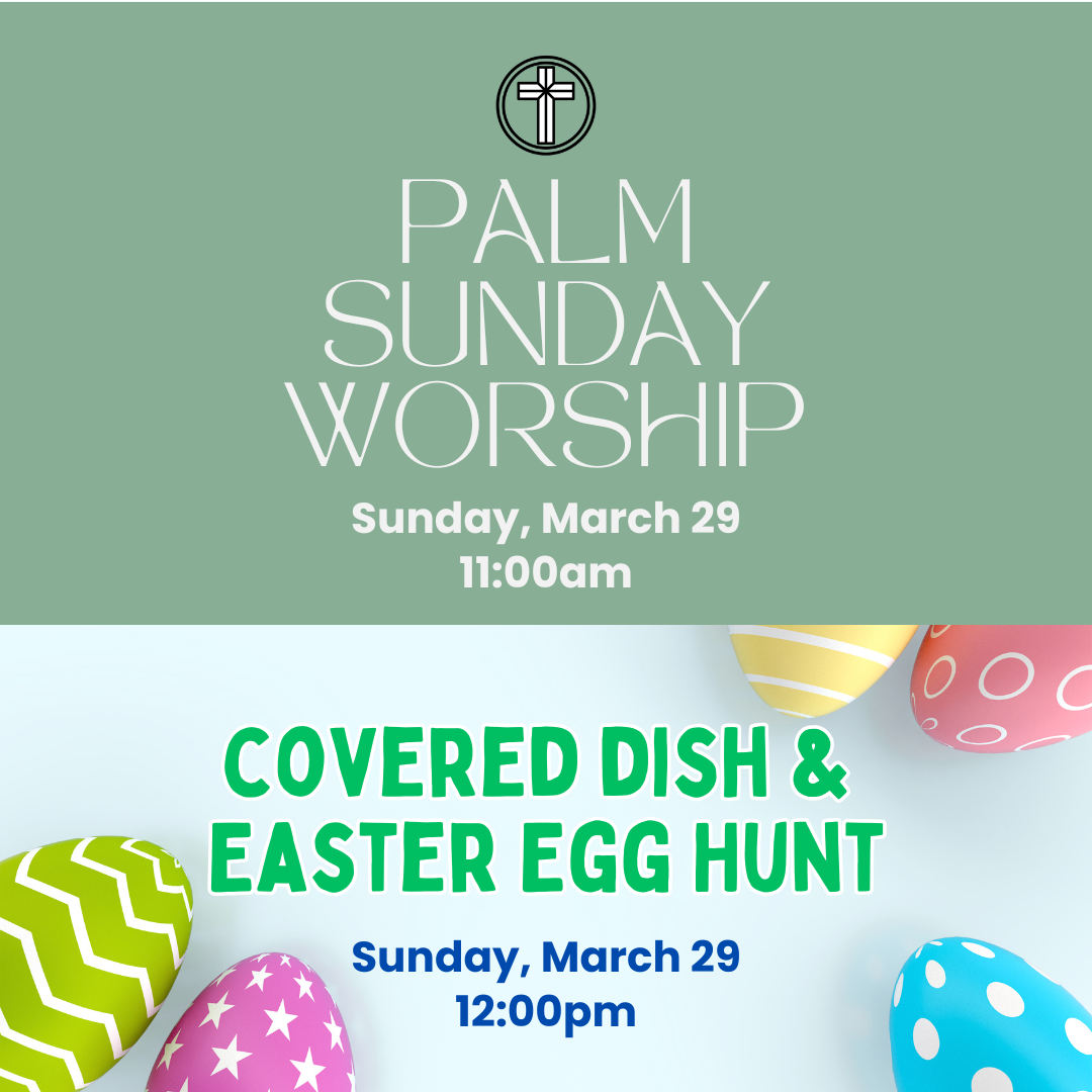Palm Sunday & Easter Egg Hunt