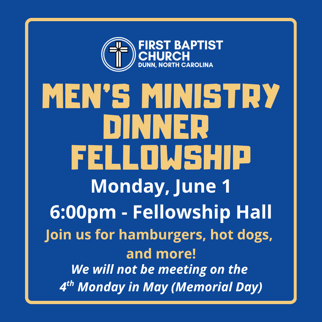 Men's Ministry Dinner Fellowship