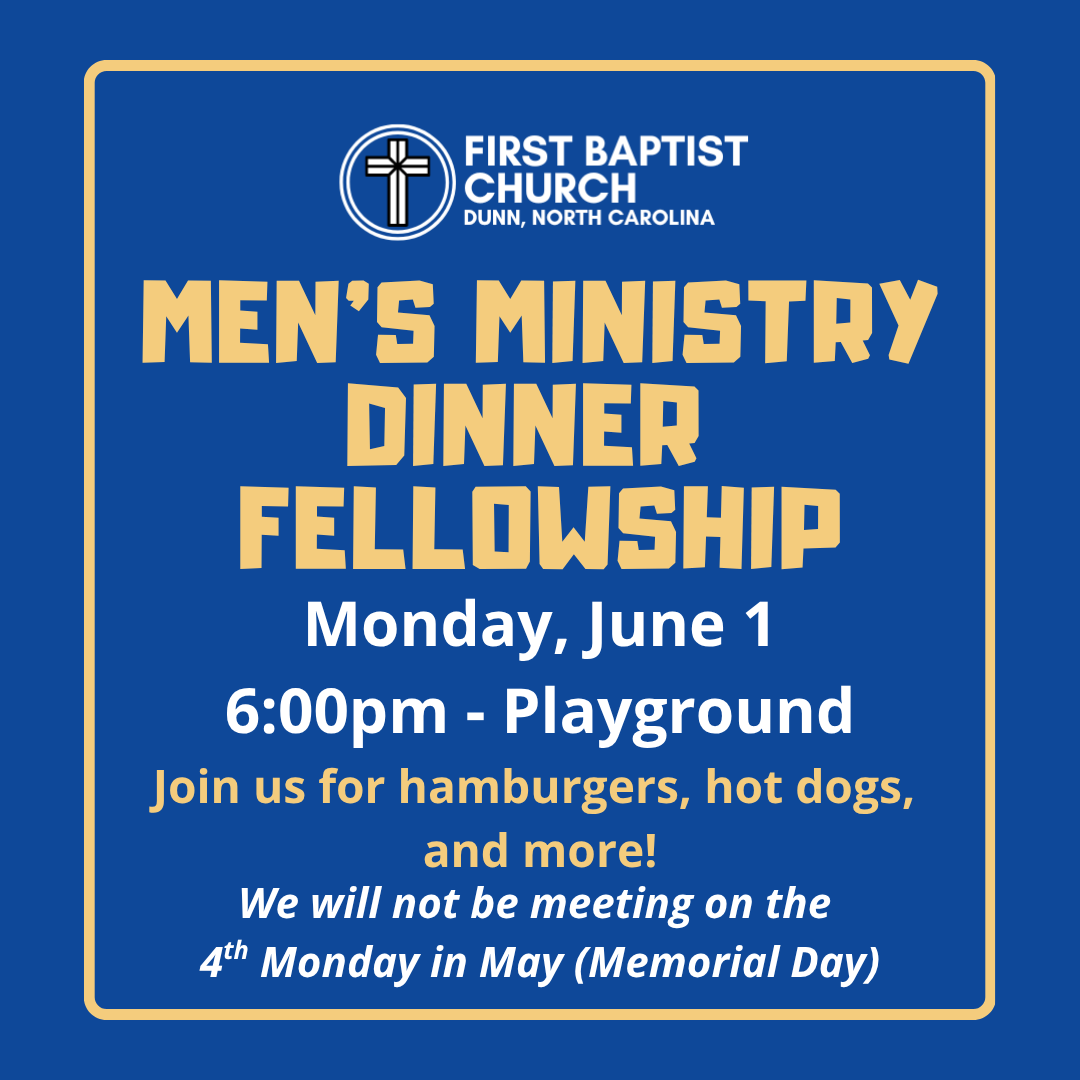 Men's Ministry Dinner Fellowship