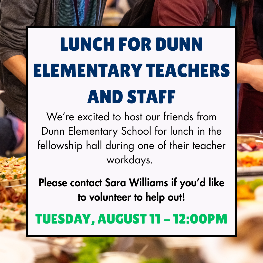 Dunn Elementary School Staff Luncheon