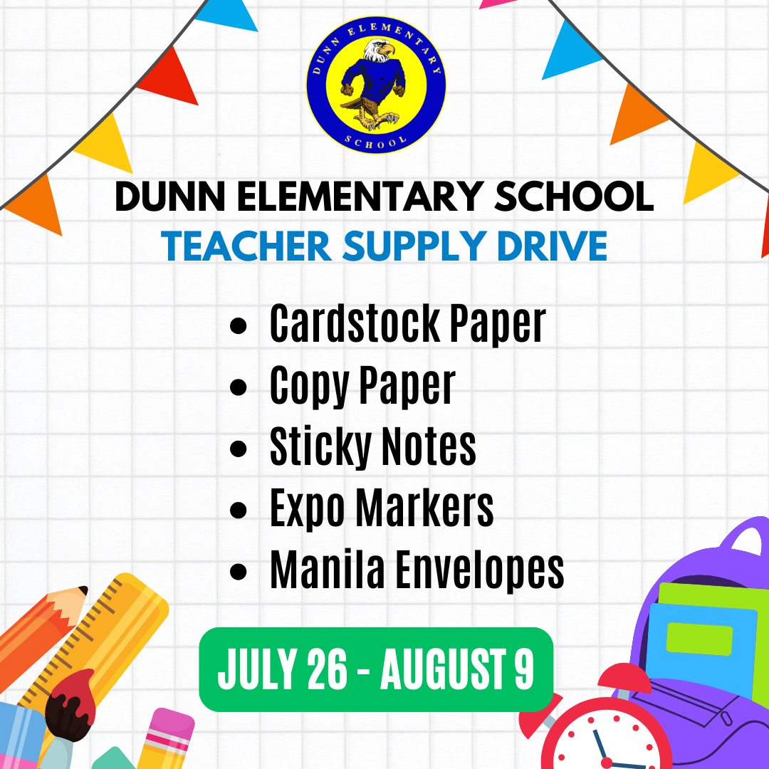 Dunn Elementary School Teacher Supply Drive