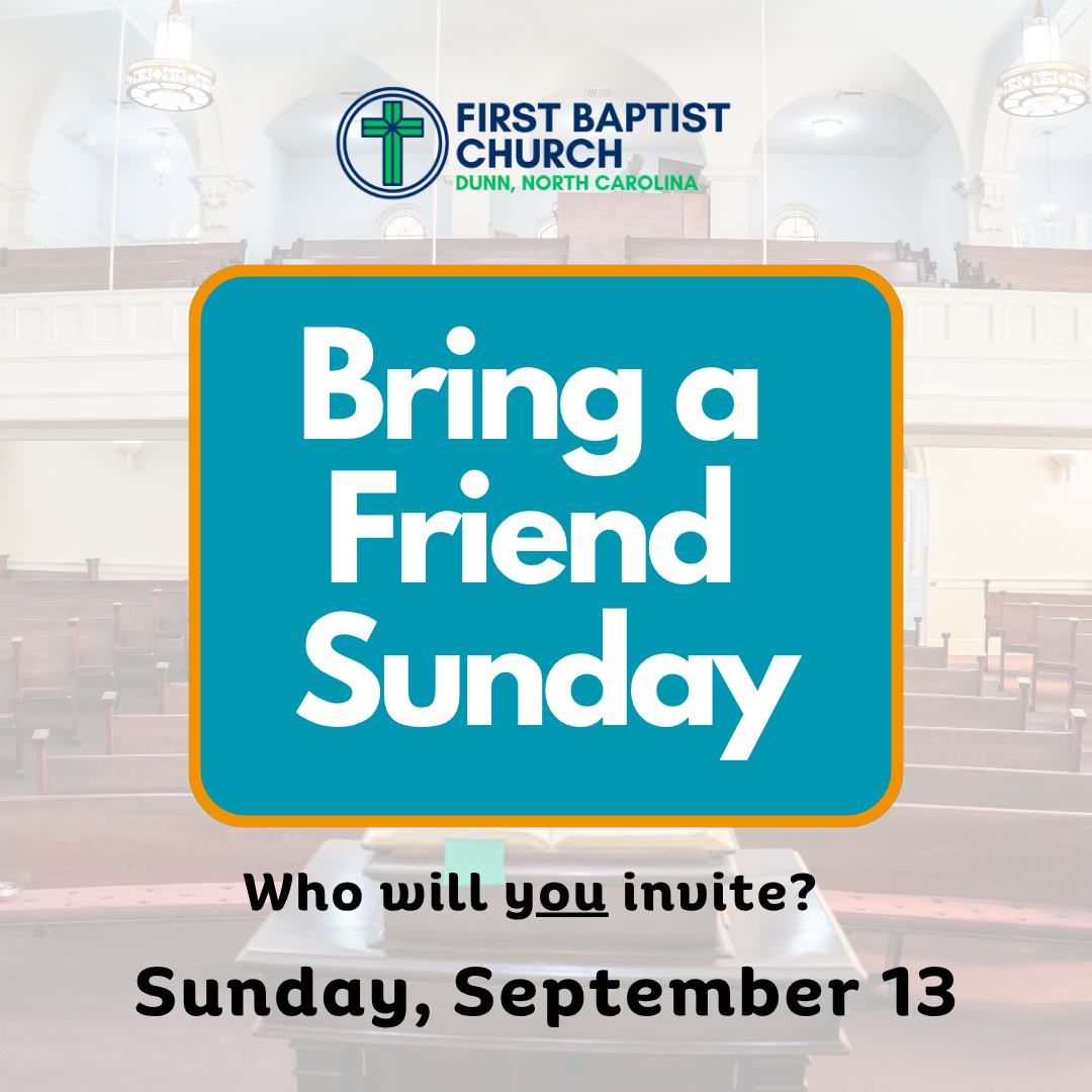 Bring a Friend Sunday