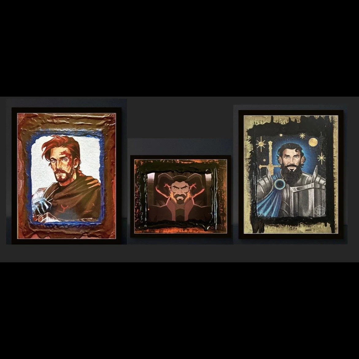 LUIS CARAZO - CHARACTER CANVAS ART & COASTERS