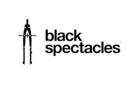 Black Spectacles logo with geometric design