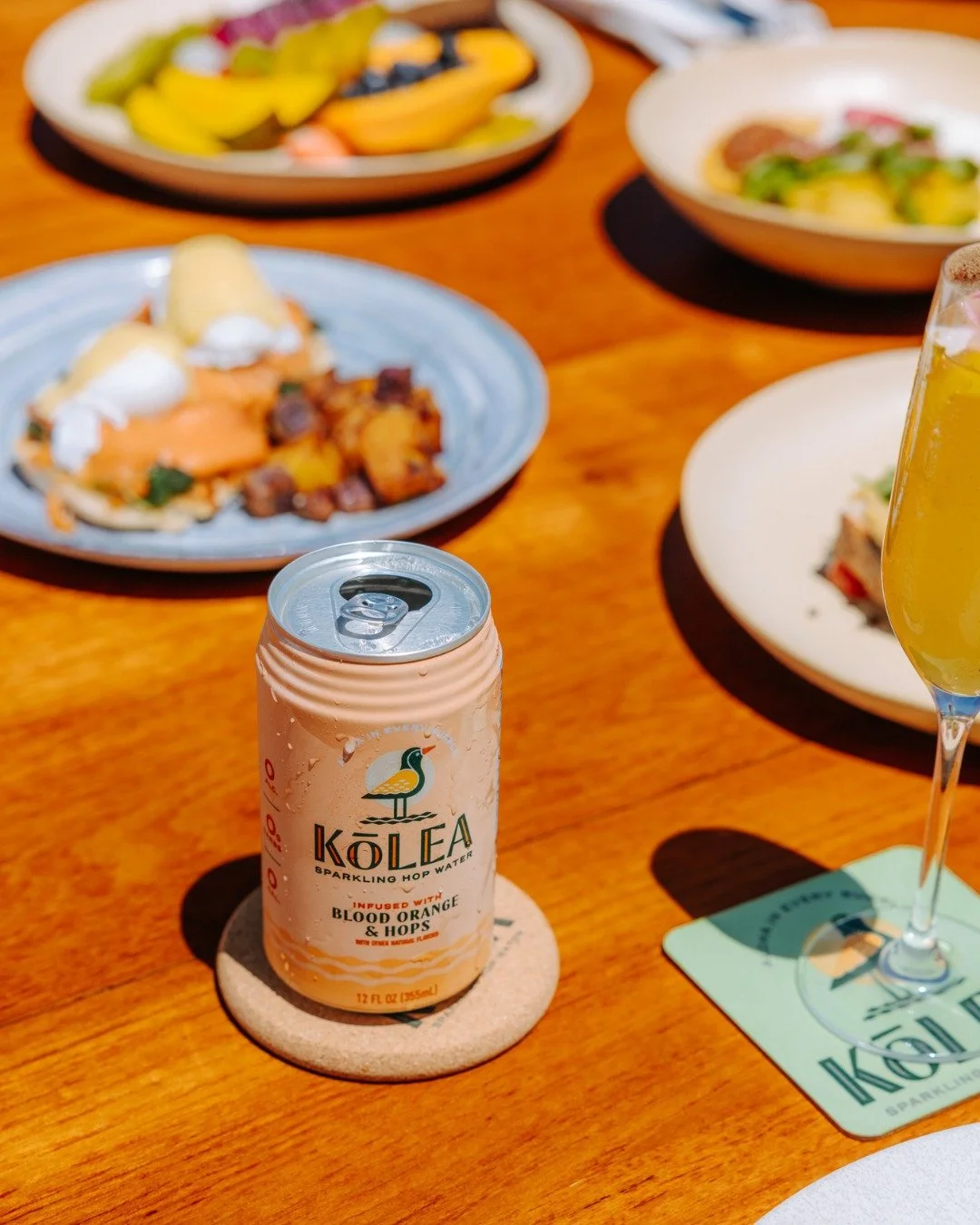 Brunch just got brighter ✨ 

Kōlea Hop Water is light, refreshing, and completely free of alcohol, caffeine, gluten, sugar, and calories. It&rsquo;s the perfect sip to keep the conversation flowing, whether you&rsquo;re skipping the booze, or just lo