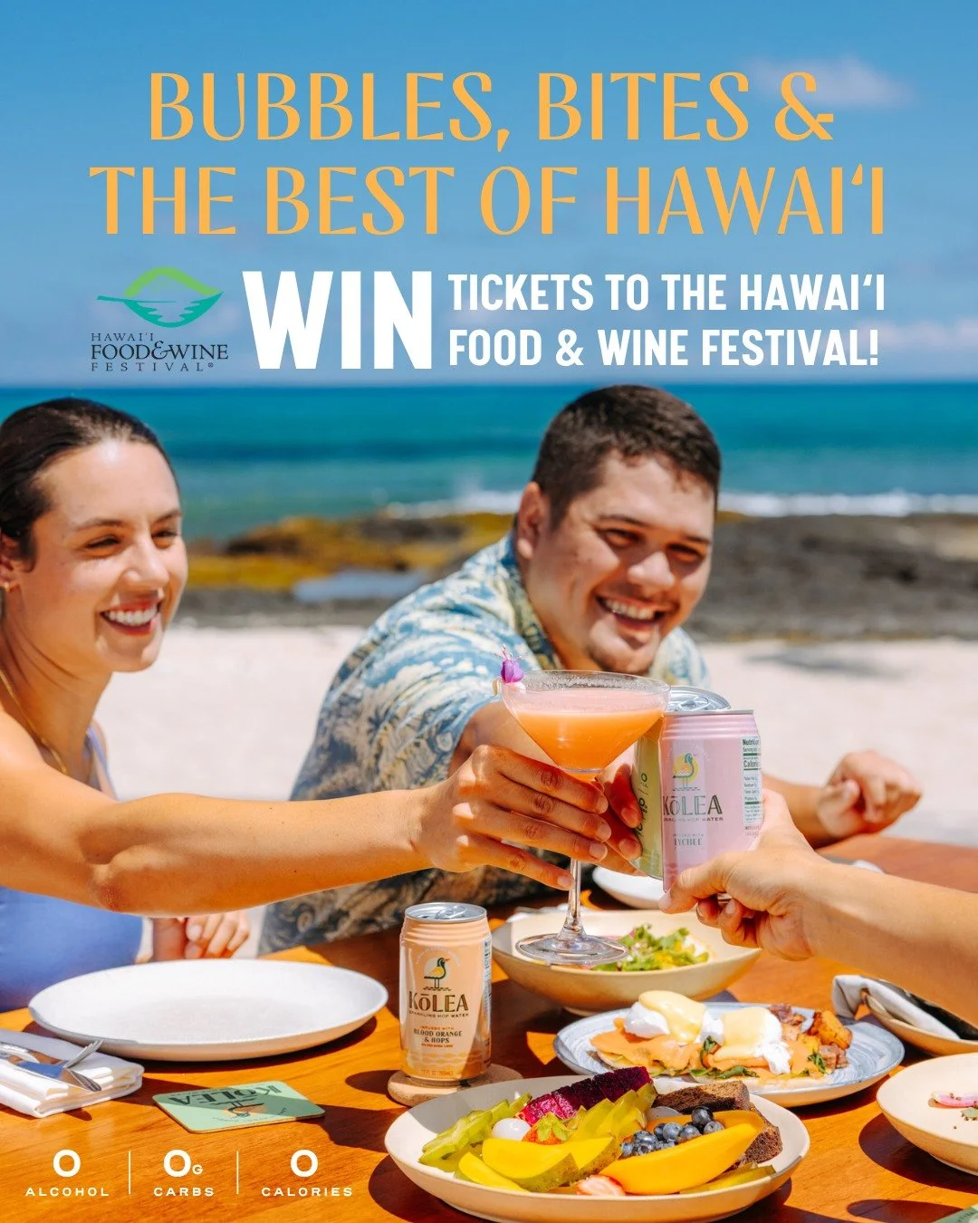We&rsquo;re in the final countdown! Just TWO WEEKS left to enter our sweepstakes with @hifoodwinefest 🫧 

Experience the very best of Hawai&lsquo;i with world-class chefs, unforgettable flavors, and handcrafted cocktails at the islands&rsquo; premie