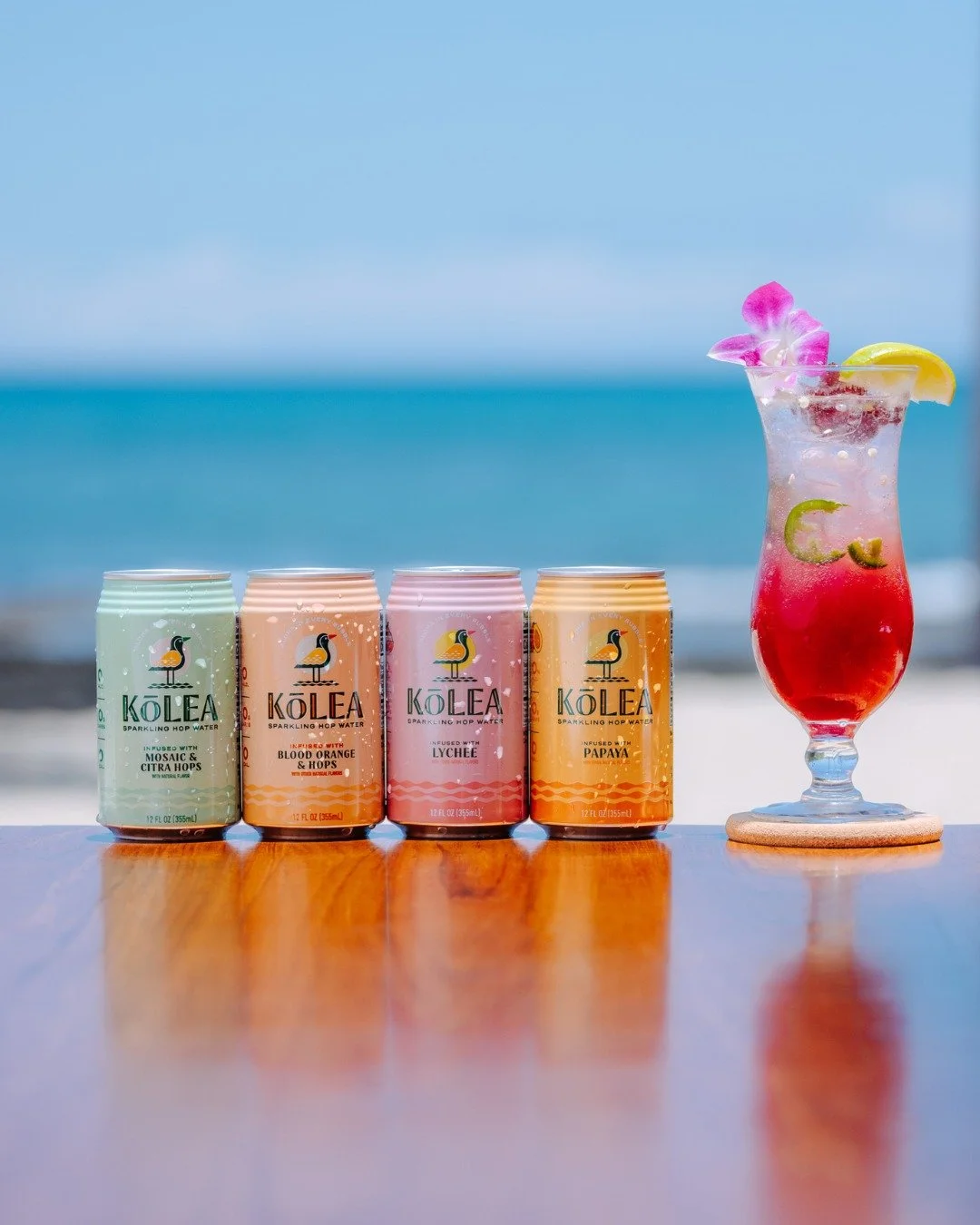 Island Flavor Infusions 🏝️ 

📍 Kōlea is available across Hawaiʻi at KTA, Foodland, Safeway, Times, Down To Earth, and Minit Stop

PC: @andrewrichardhara

#KoleaHopWater #Kolea #SparklingHopWater #SparklingWater #NonAlcoholic #Bubbly #MadeinHawaii #
