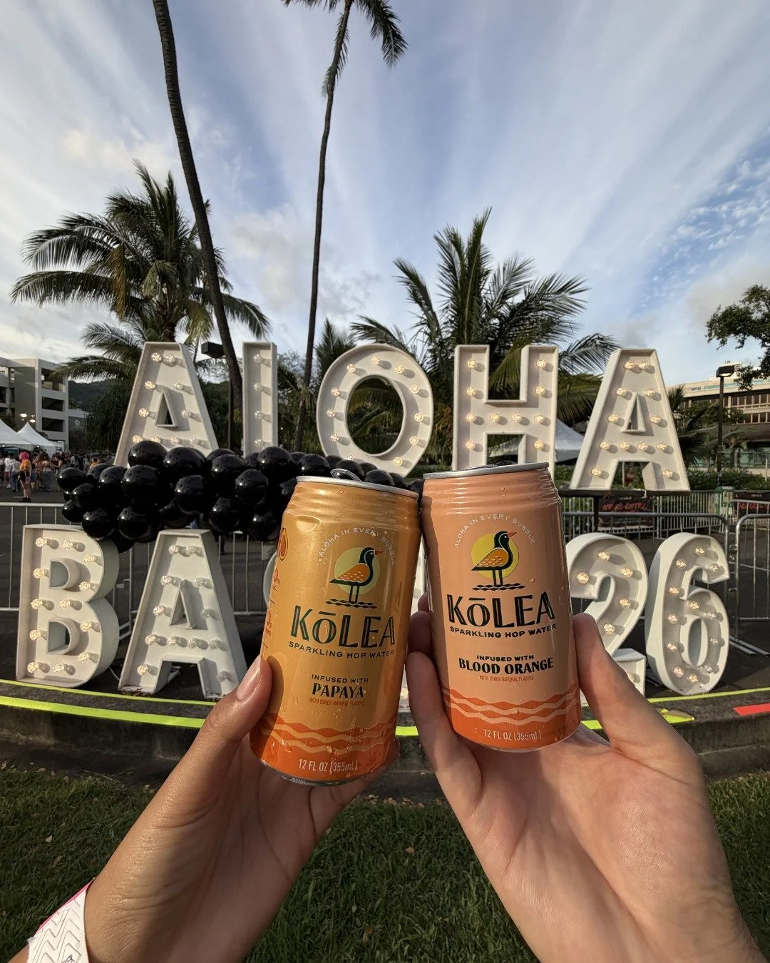 Mahalo to the Aloha Bash for having us 🌺

We loved connecting with you all and sharing our Sparkling Hop Water along the way 🩵

#hopwater #madeinhawaii #kolea #nonalcoholic #zerosugar