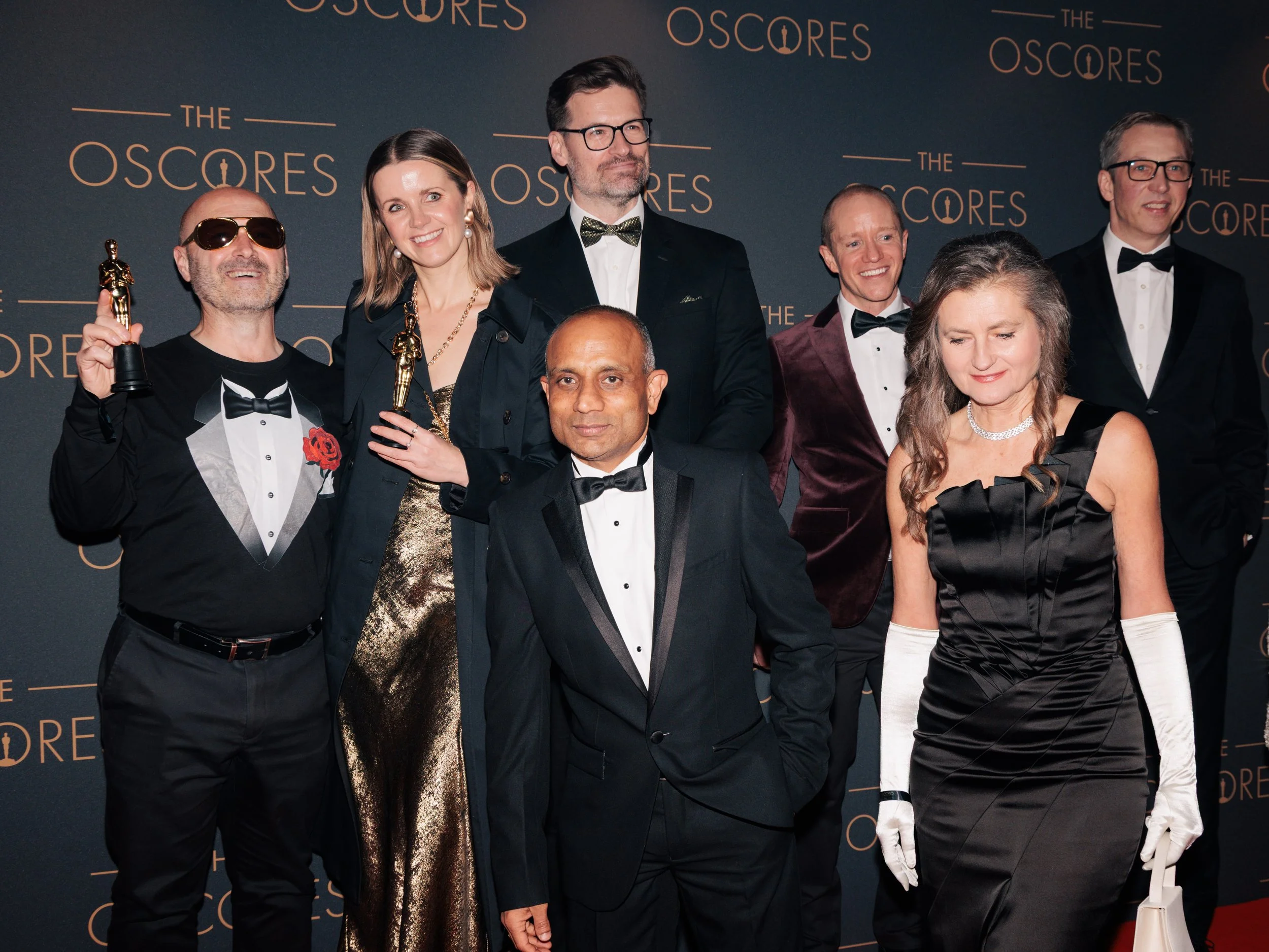 London event photographer glamorous Oscars themed corporate party
