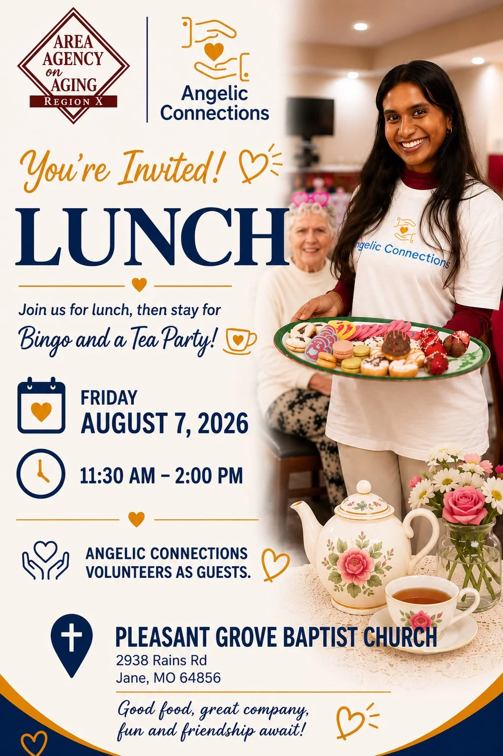Lunch, Bingo & Tea Party in Jane, MO