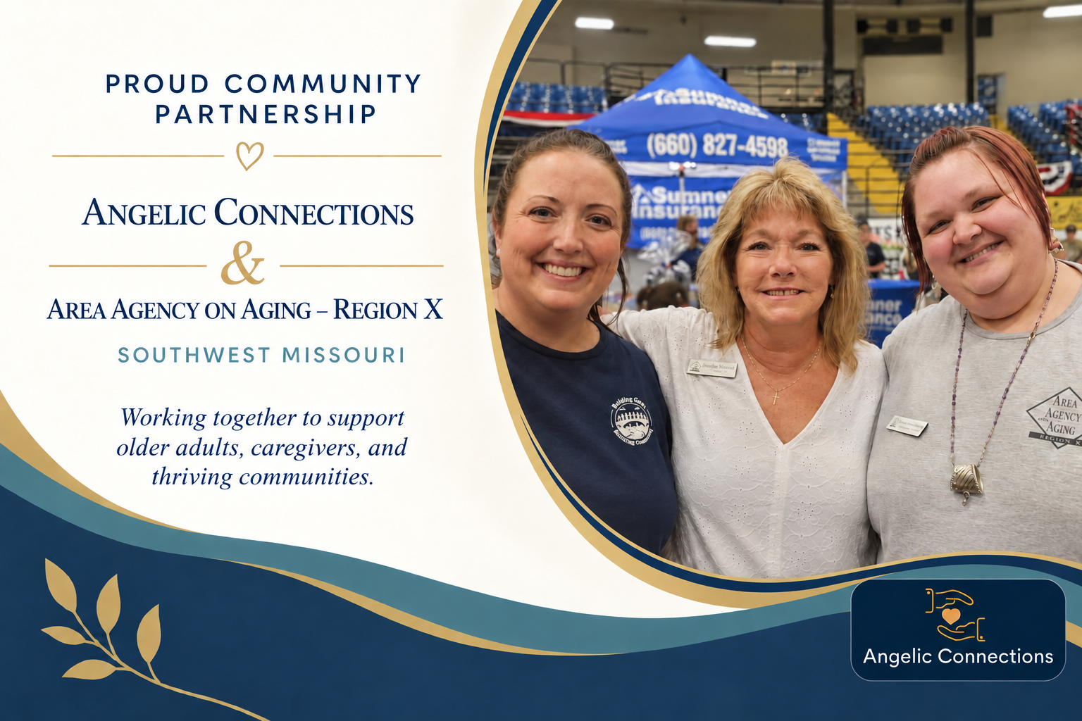 Proud Community Partnership: Angelic Connections &amp; Area Agency on Aging - Region X