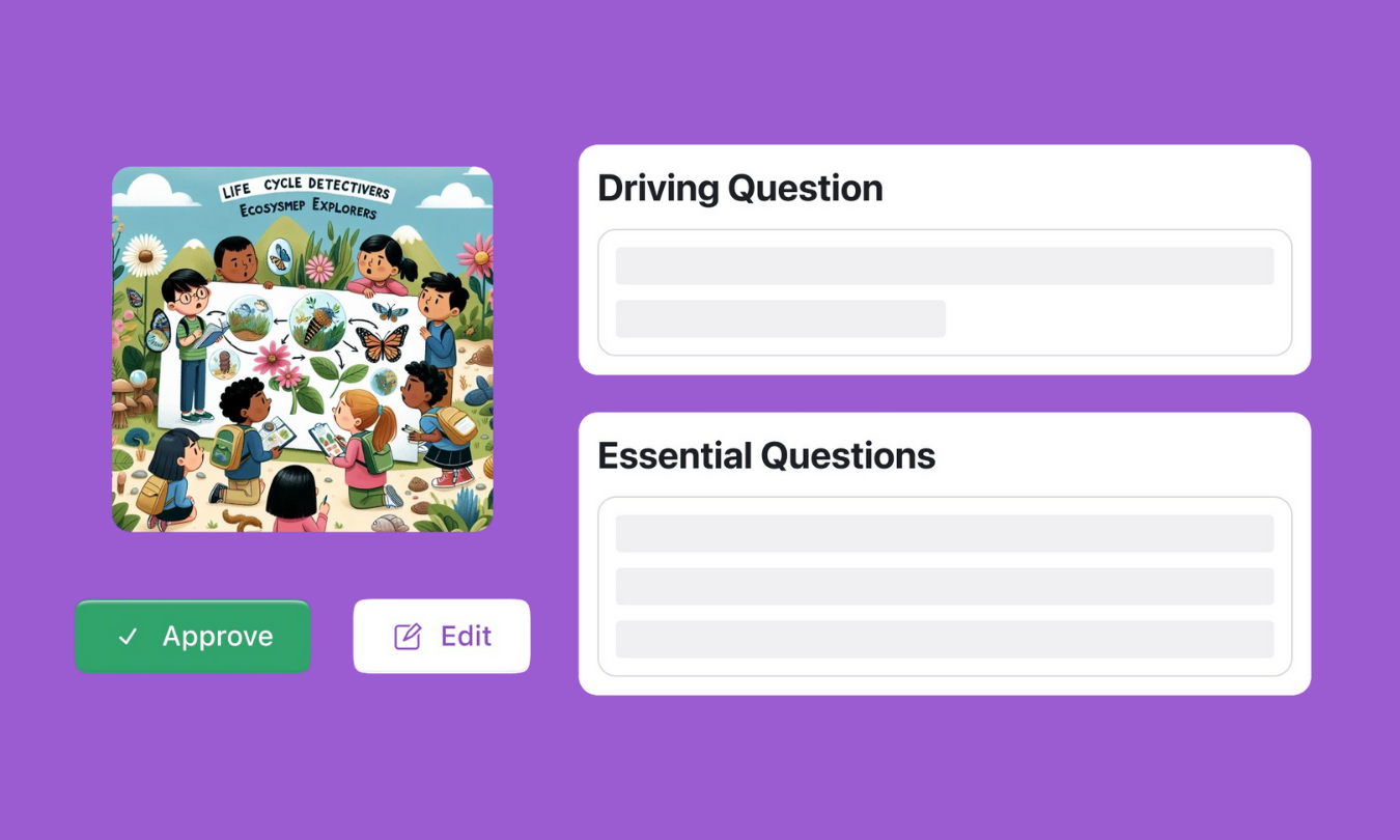 MasteryMate | Project-Based Learning (PBL) Experiences with AI