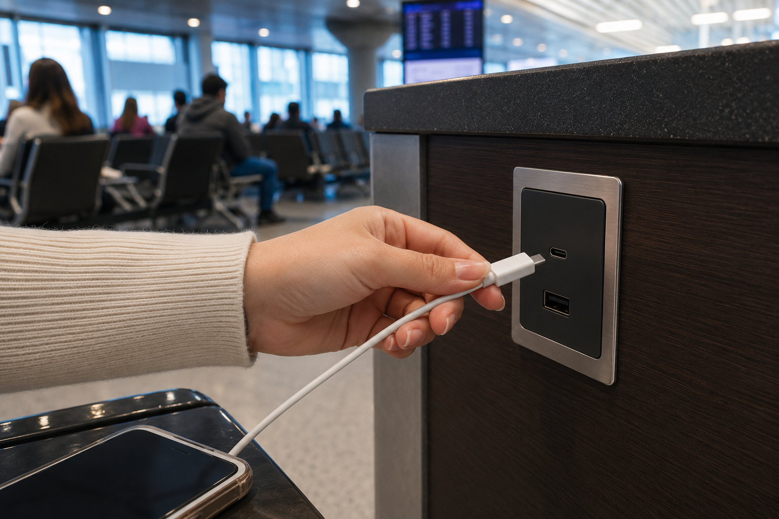 Charging Your Phone In Public? Watch That Port!