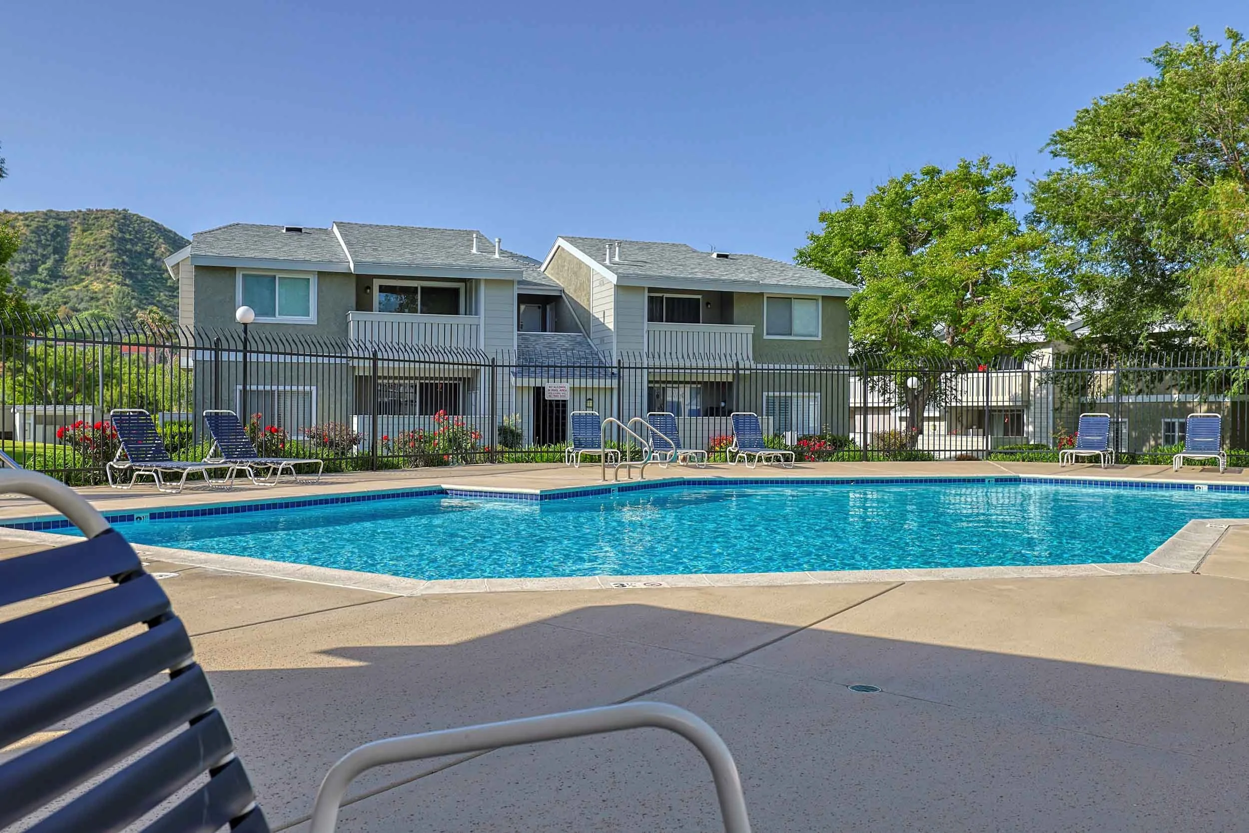 Professional real estate photo of condo at 27642 Susan Beth Way Unit B, Saugus, CA 91350 — freshly painted interior with new carpet.
