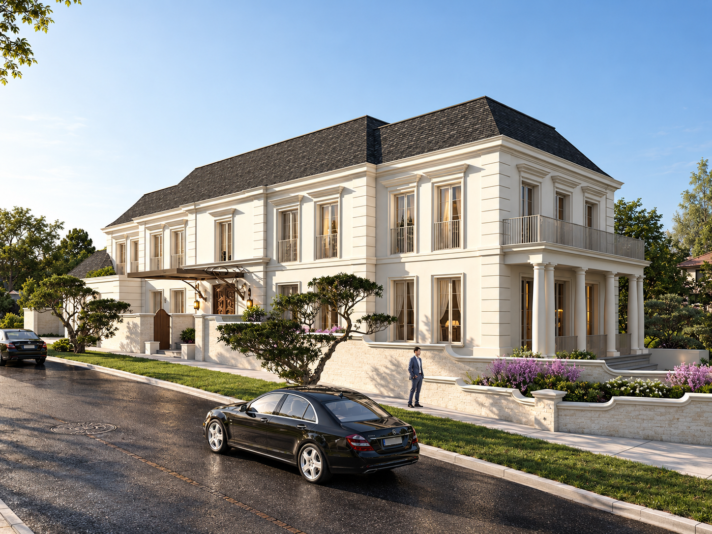 Luxurious Mansion at Golden Hour.png