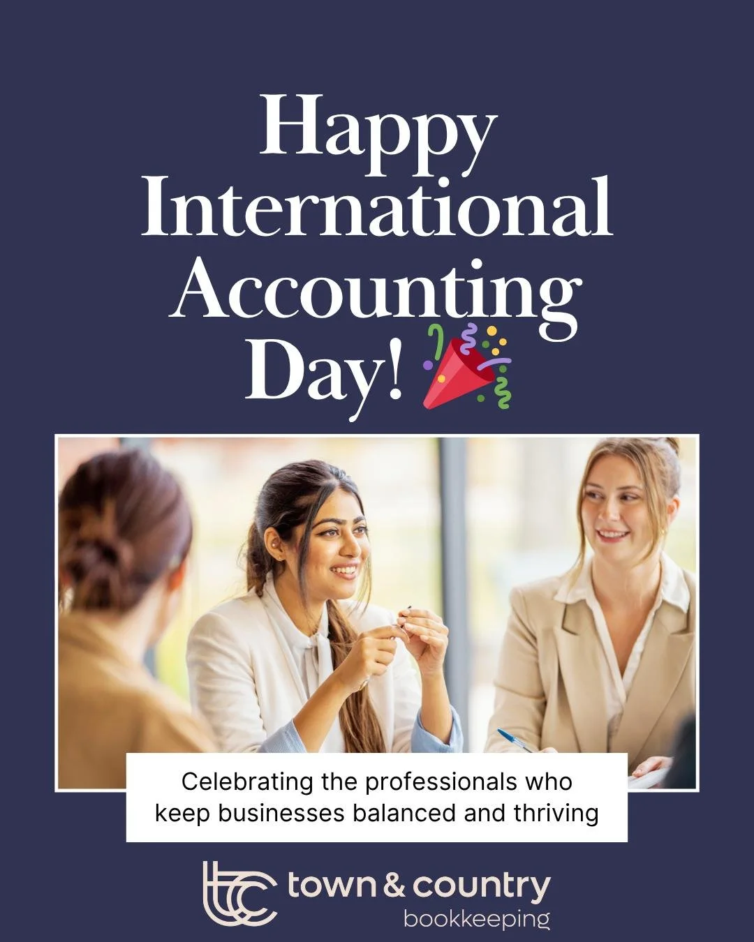Tag your bookkeeper or accountant below to show them some appreciation today!
.
.
.
#InternationalAccountingDay #HappyAccountingDay 
#BusinessSupport  #BusinessTips #BookkeepingMatters  #knowyourbooks #SmallBusinessSuccess #BusinessBookkeeping #Busin
