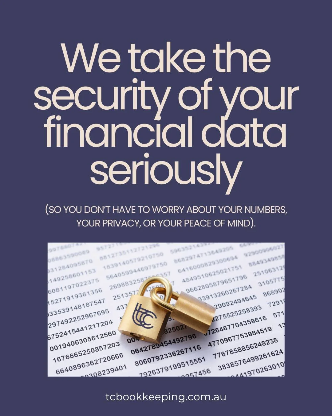 Your numbers deserve protection and we make sure they stay safe. 

From secure systems to controlled access and proper data handling, we keep your information protected at every step.

Your numbers stay safe, organised and confidential from start to 