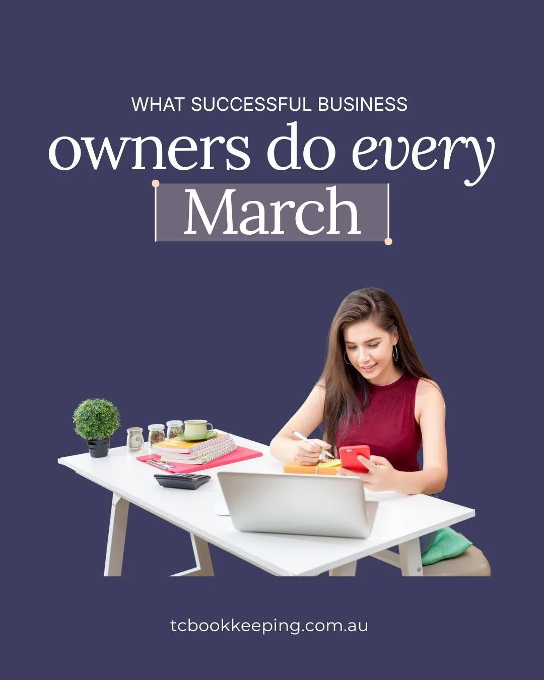 March marks the end of Q3, and successful business owners treat it like a financial checkpoint. 

Here is what they focus on:

- Make sure all accounts and credit cards are reconciled
- Review Q3 revenue, expenses, profit and cash flow
- Run an accou