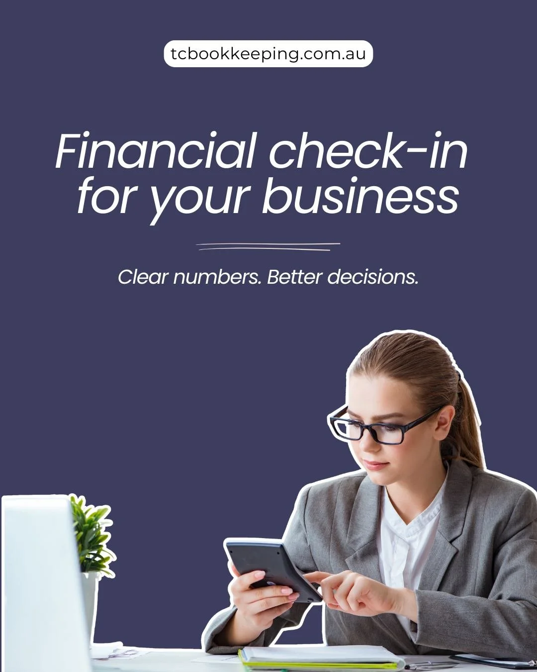 When was the last time you had a proper financial check-in?

As we move closer to EOFY, now is the time to review your numbers and make sure everything is accurate, up to date and working in your favour.

Why work with us?

Because you deserve clarit