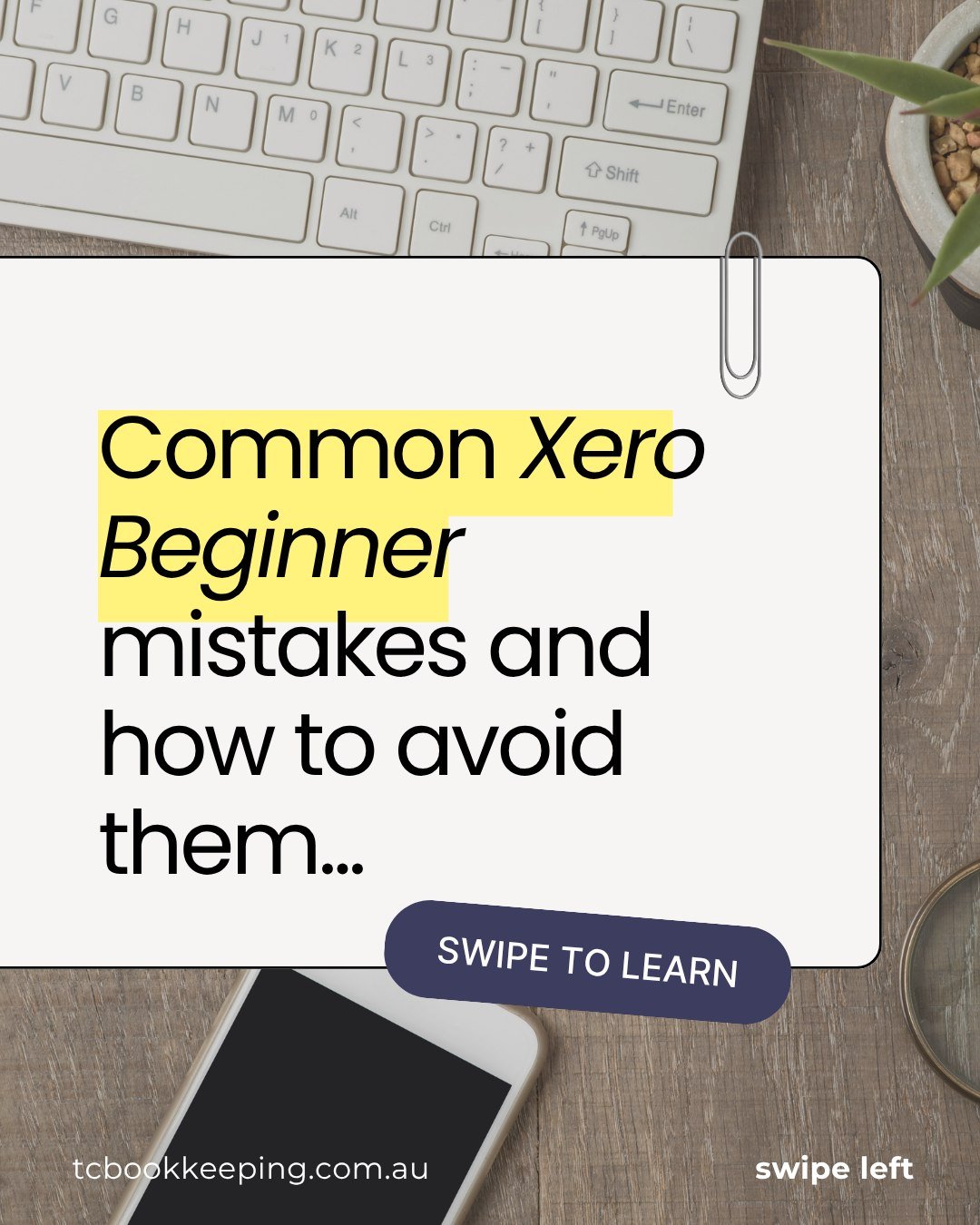 Getting started with Xero is a big step, but a few small mistakes can cause much bigger issues later on.

Here are some of the most common mistakes we see &mdash; and how to avoid them.

Swipe through to learn more 👉

Need help cleaning up your Xero