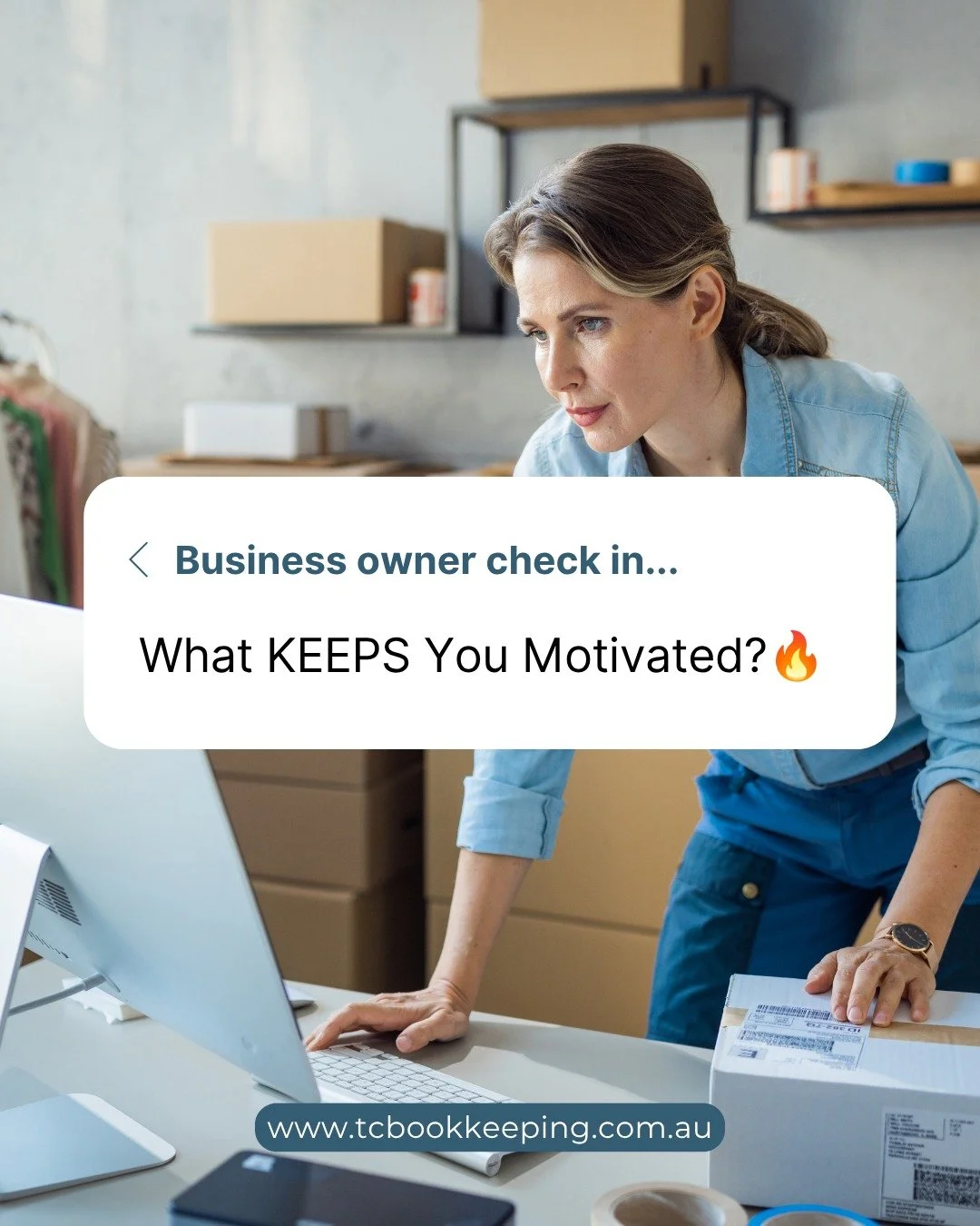 Behind every business owner is a reason they keep showing up.

What keeps YOU motivated when things get hard?

- Family
- Financial freedom
- Personal goals
- Helping others
- Building something meaningful
- Proving to themselves they can do it

Comm