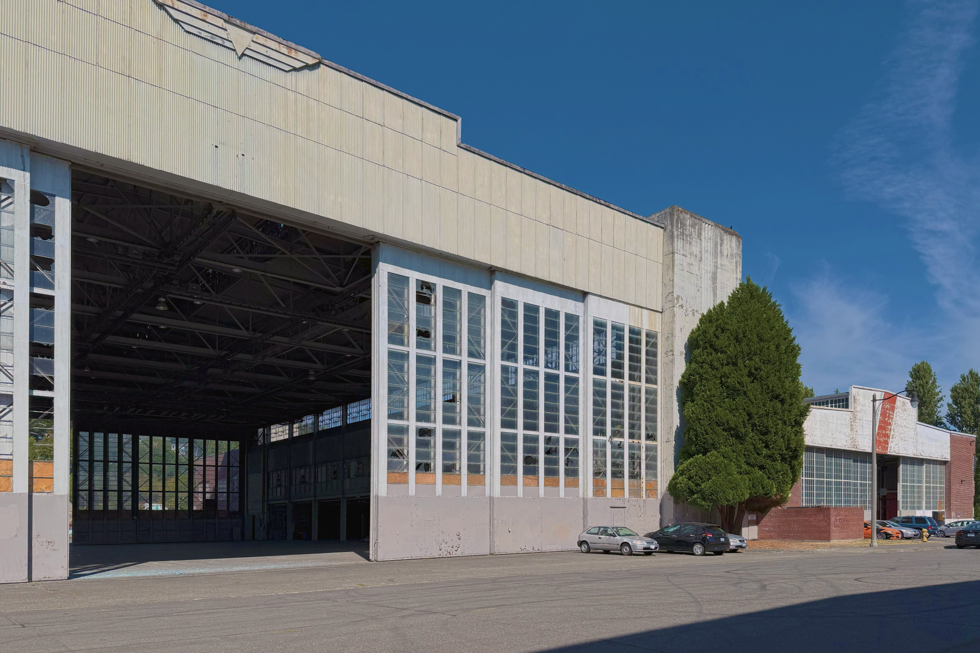 Exterior East View of Hangar 2