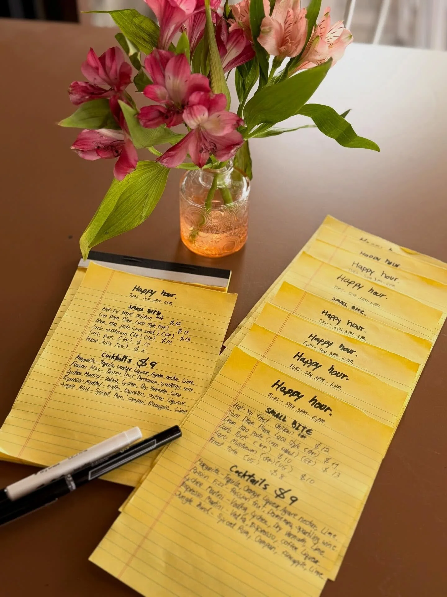 Happiness is on the menu. Served Tues-Sun 3pm-6pm. 💛💛💛