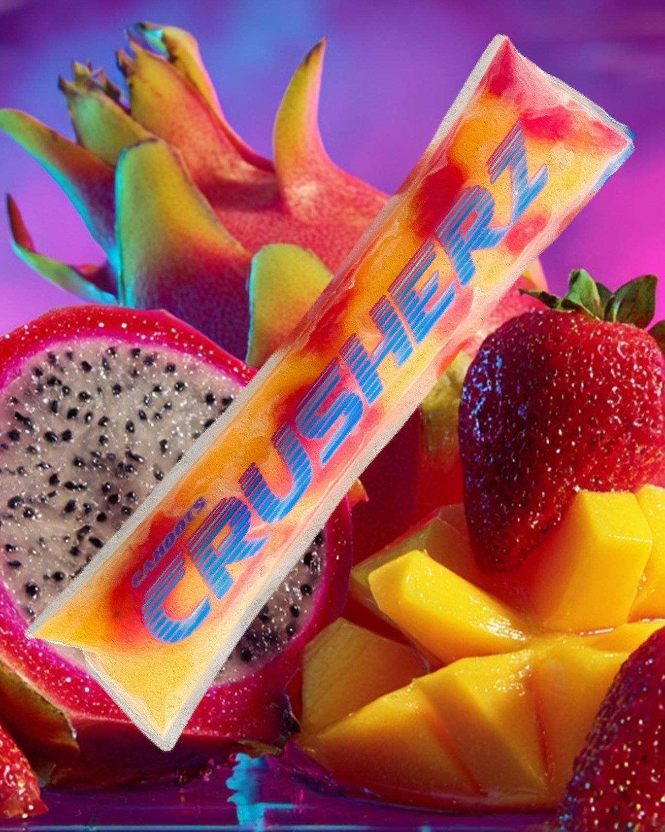 With all the tropical heavy hitters in one-juicy pop, our Fruit Punch is a total knockout when it comes to feel-good fuel 🍓🌴🥭💛💥

100% real mango, strawberry, dragonfruit &amp; passionfruit blended with coco water to bring the tropical heat (and 