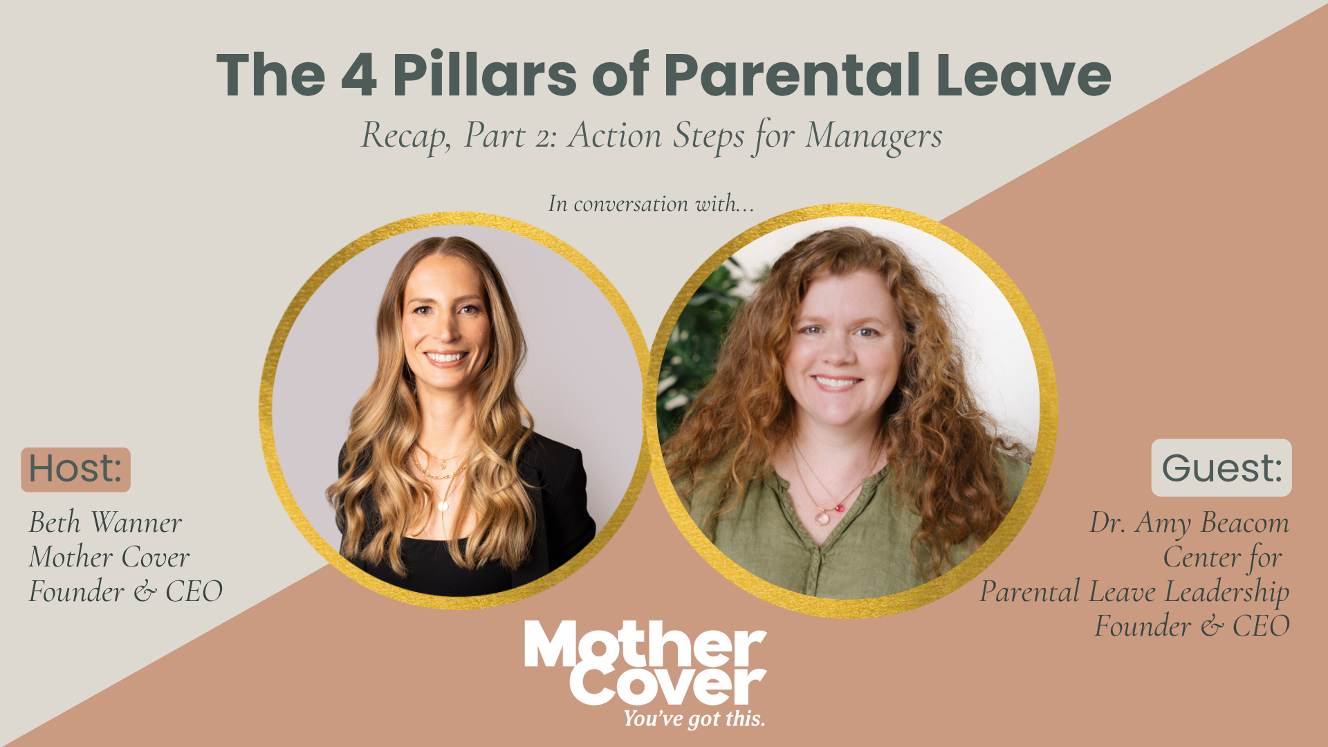 4 Pillars of Parental Leave - Action Steps for Managers with Dr. Amy Beacom